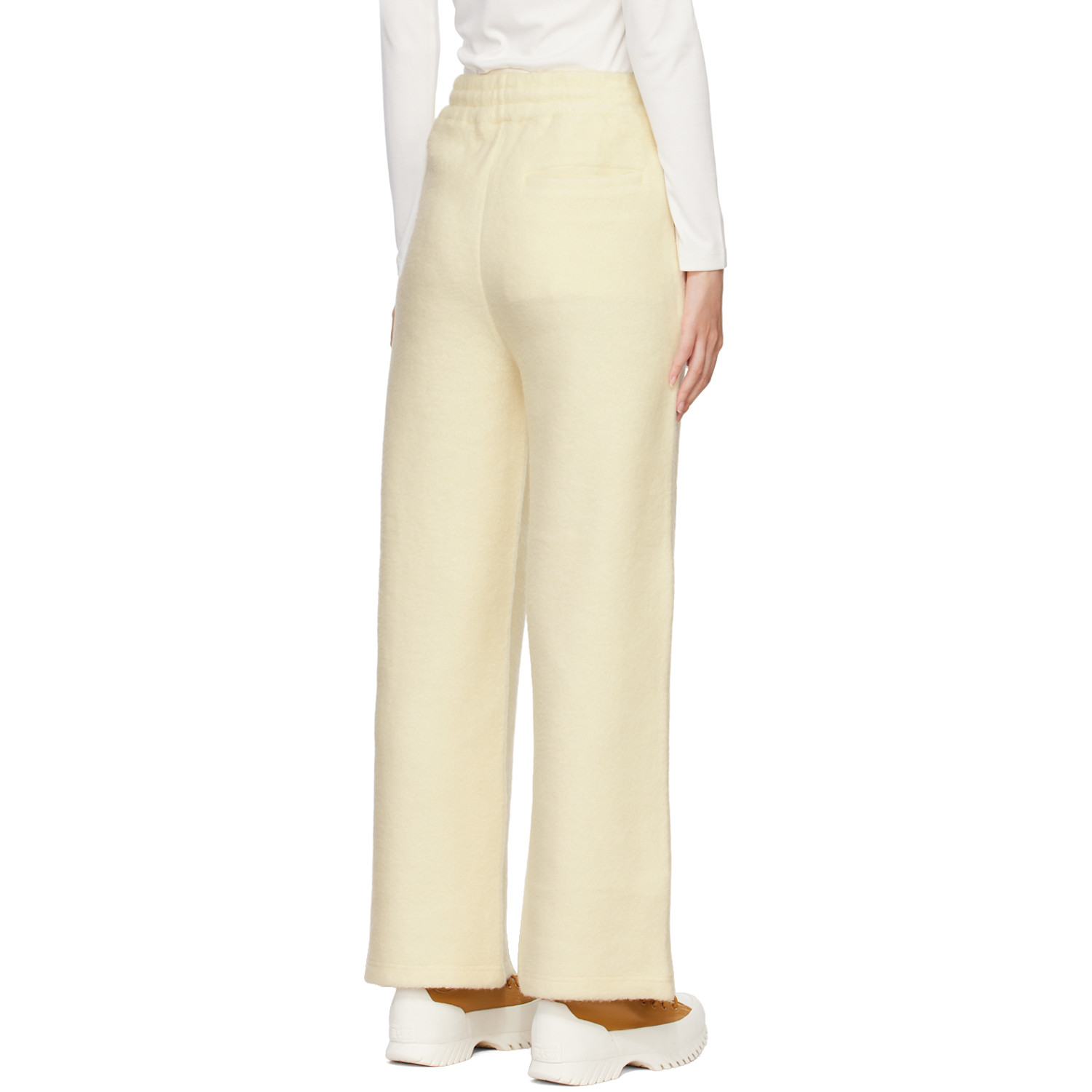  Feng Chen Wang Off-white Drawstring Lounge Pants 