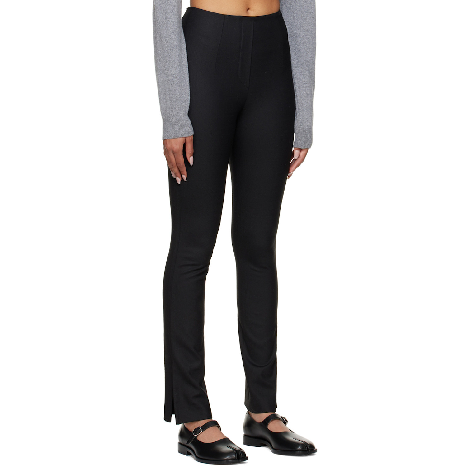  Rokh Black Long Trousers 