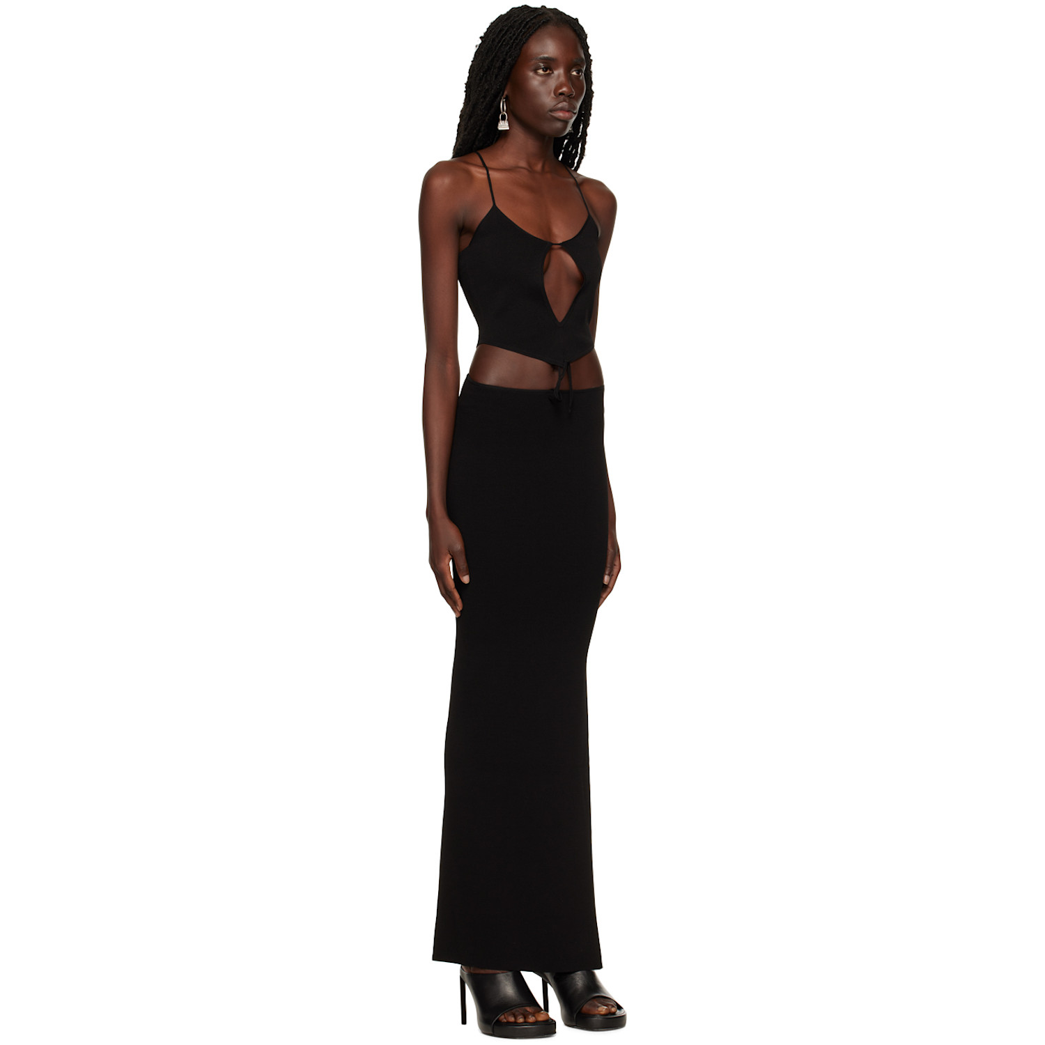  Aya Muse Black Mesquite Midi Dress 