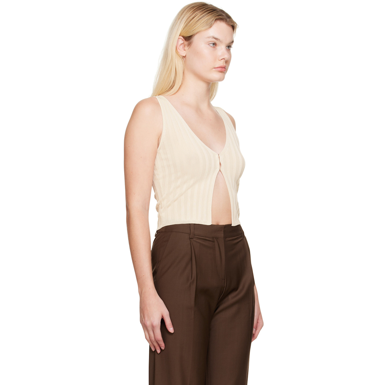  Aya Muse Beige Baobab Tank Top 
