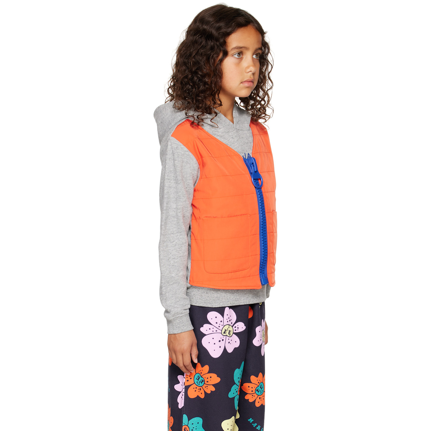  Marc Jacobs Kids Gray Layered Hoodie 