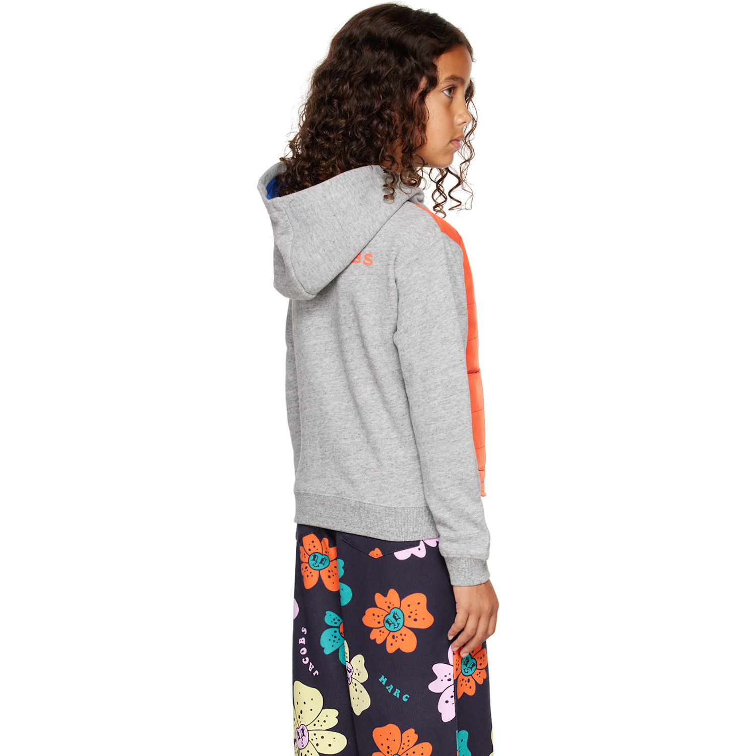  Marc Jacobs Kids Gray Layered Hoodie 