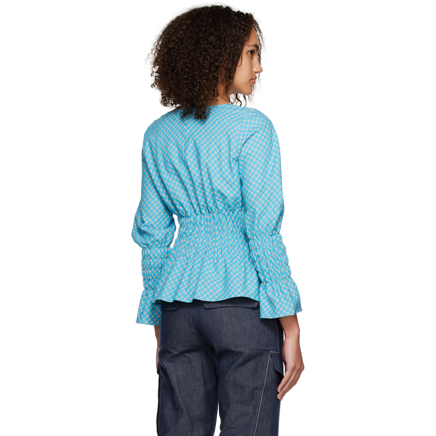  Paria /farzaneh Blue Bubblegum Blouse 