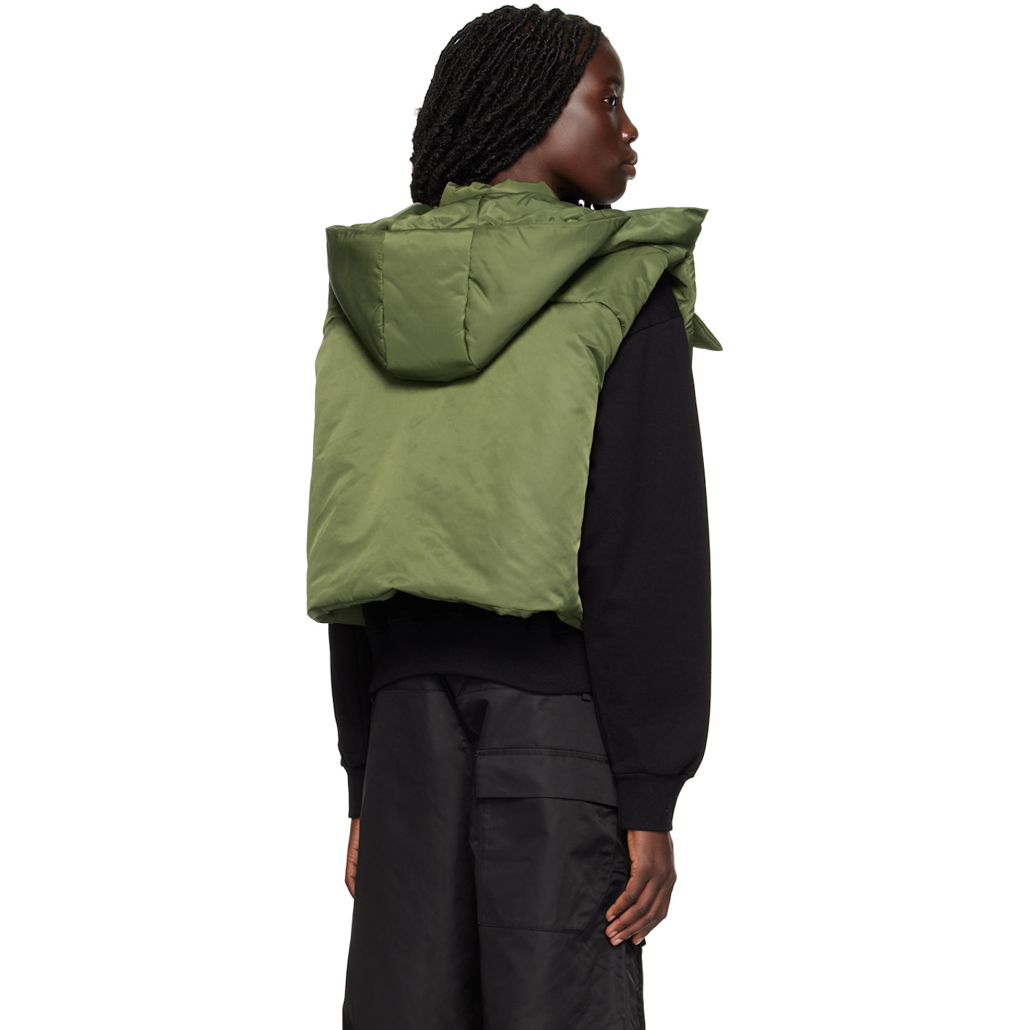  Spencer Badu Khaki Insulated Vest 