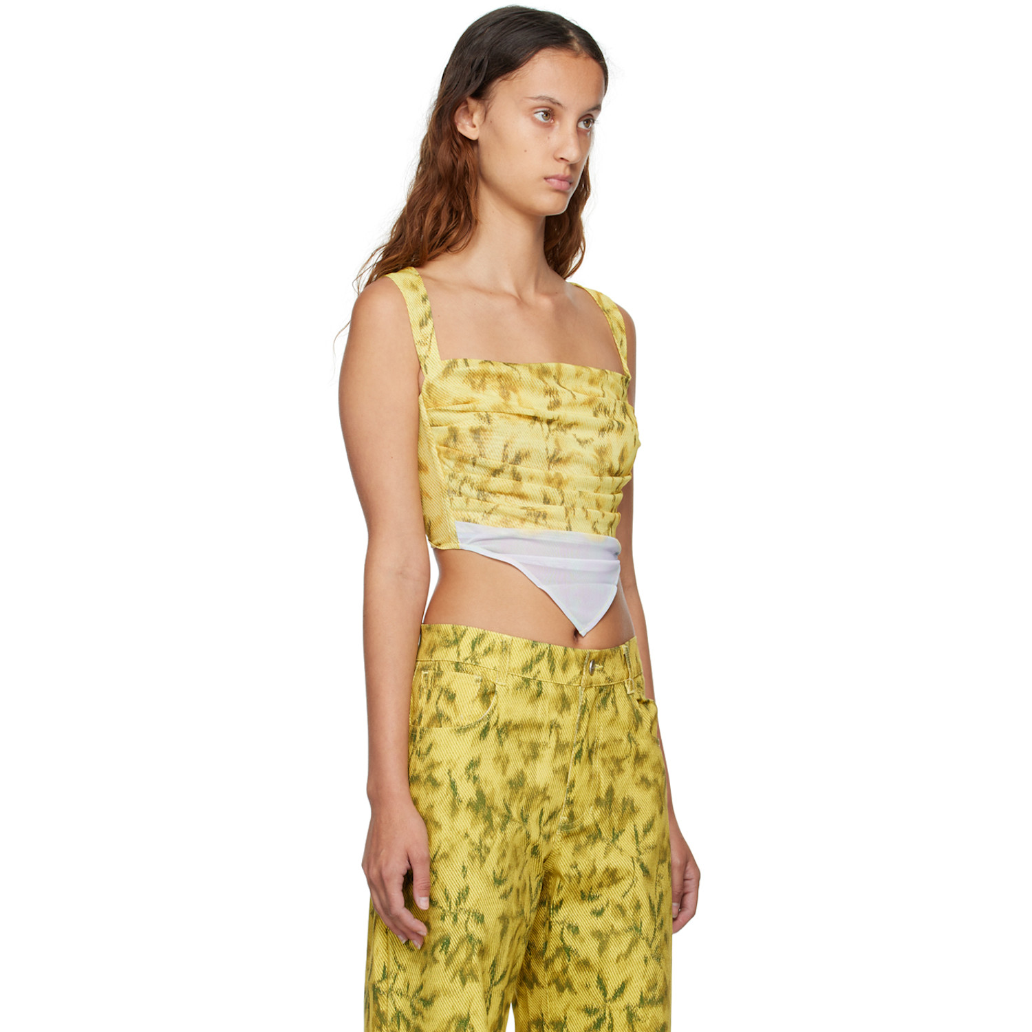  Miaou Yellow Tati Tank Top 