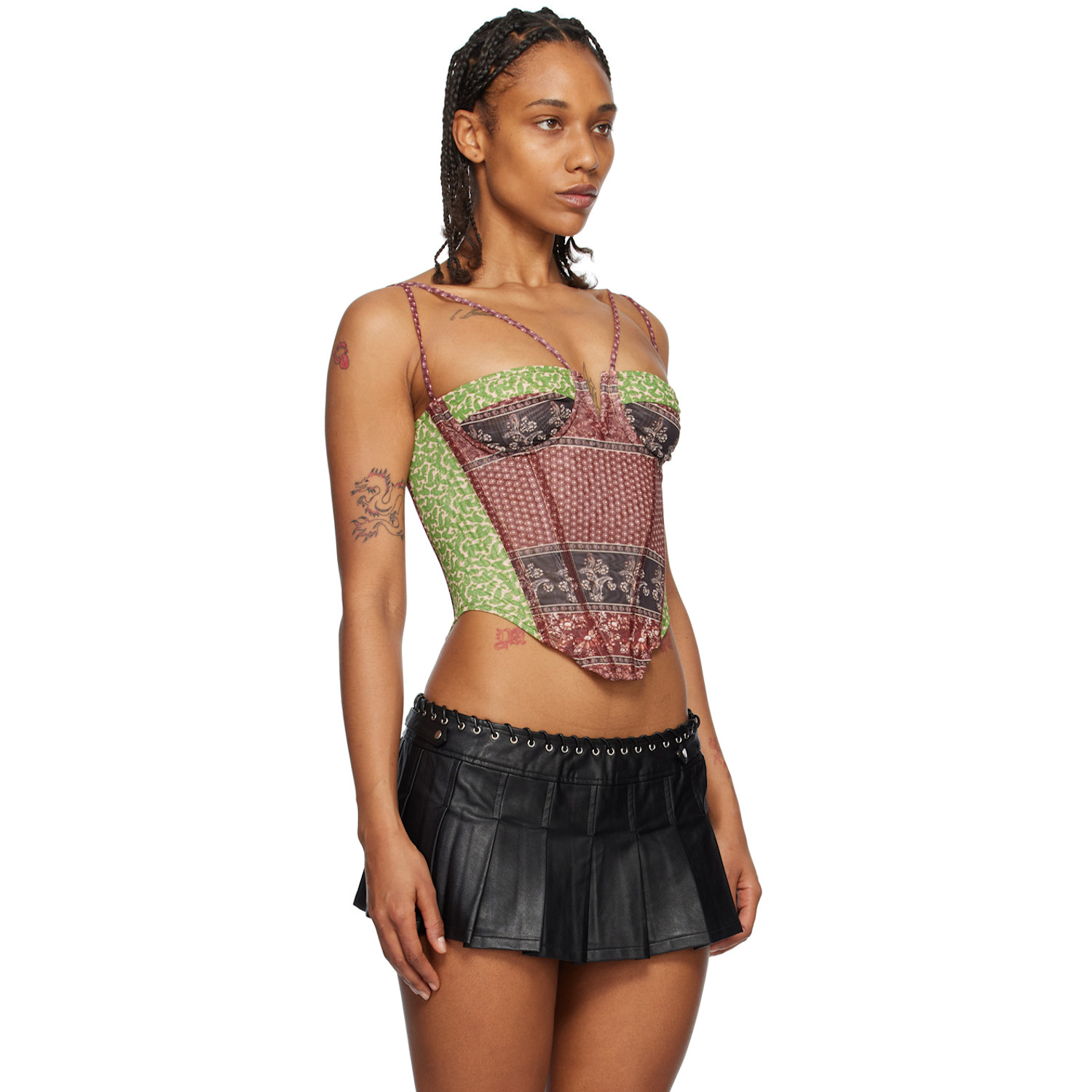  Miaou Burgundy Aphex Corset 
