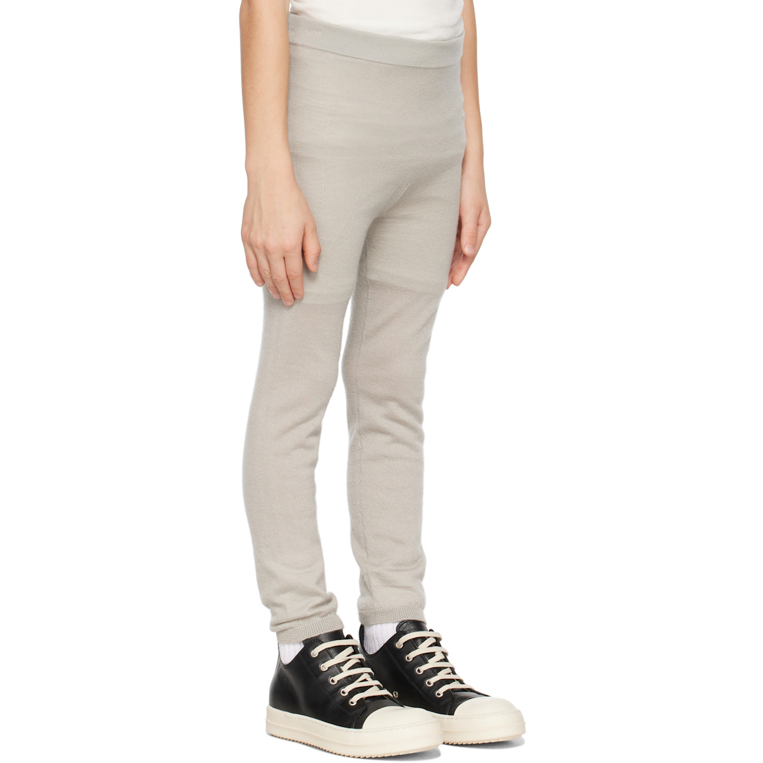  Rick Owens Kids Gray Slim-fit Leggings 