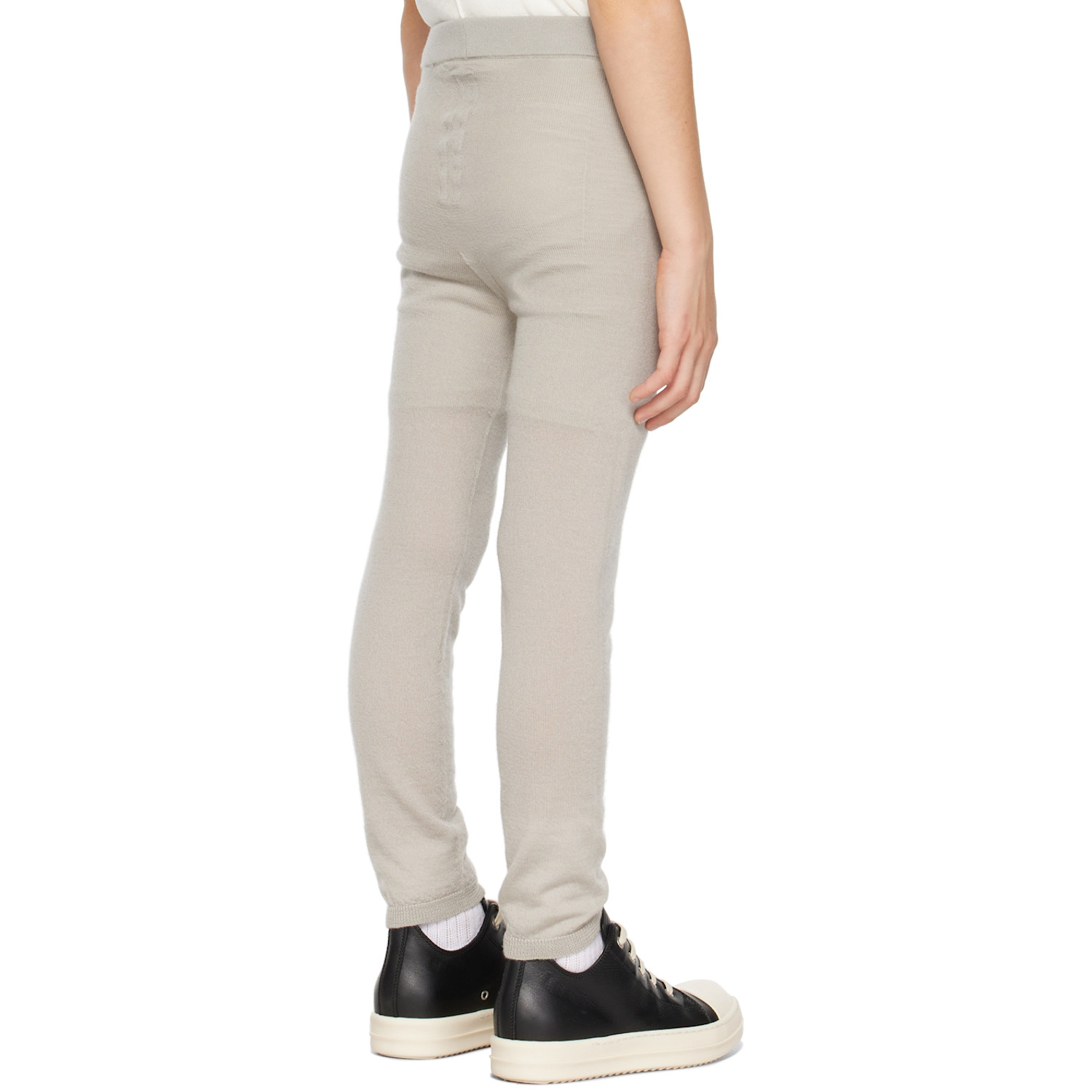  Rick Owens Kids Gray Slim-fit Leggings 