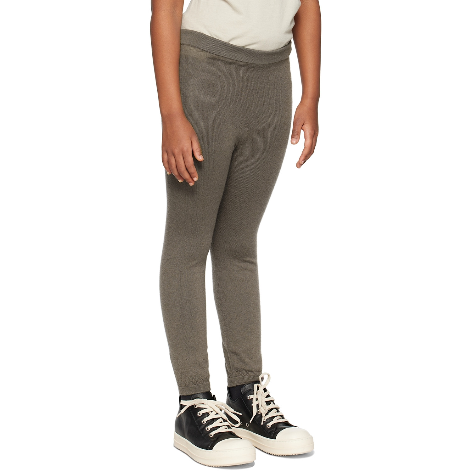  Rick Owens Kids Gray Virgin Wool Leggings 