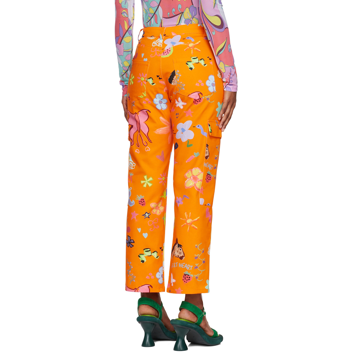  Collina Strada Ssense Exclusive Orange Chason Jeans 
