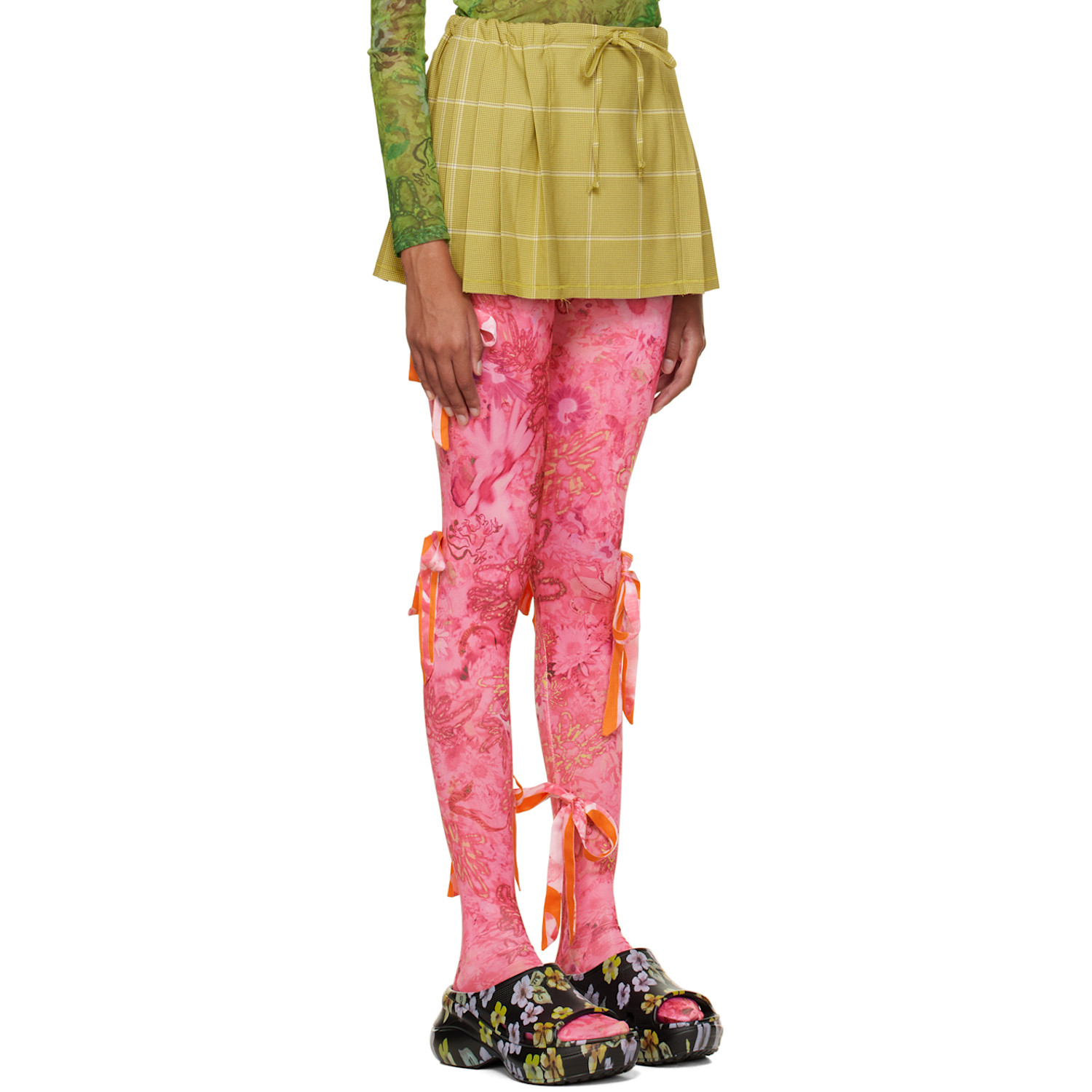  Collina Strada Green Thistle Miniskirt 