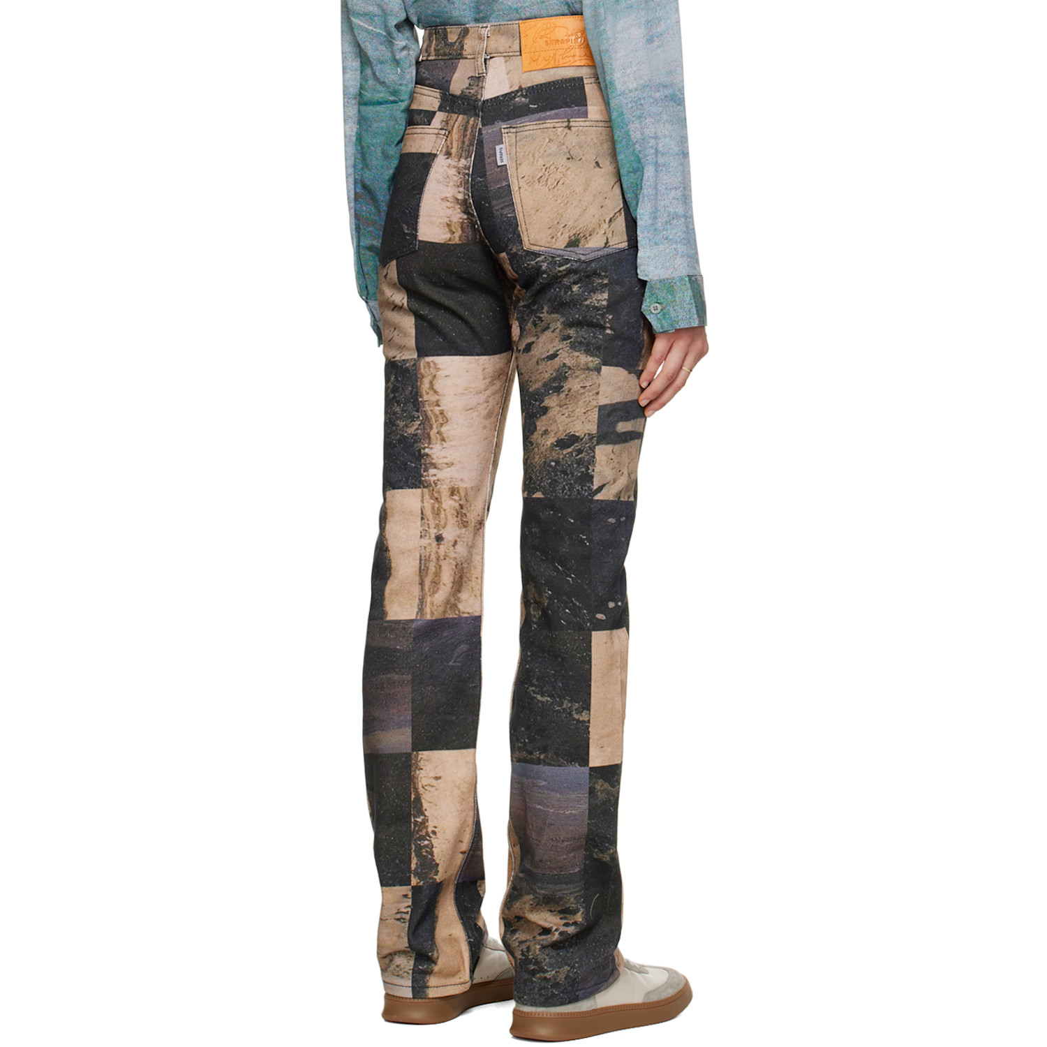  Serapis Brown Oil Sand Jeans 