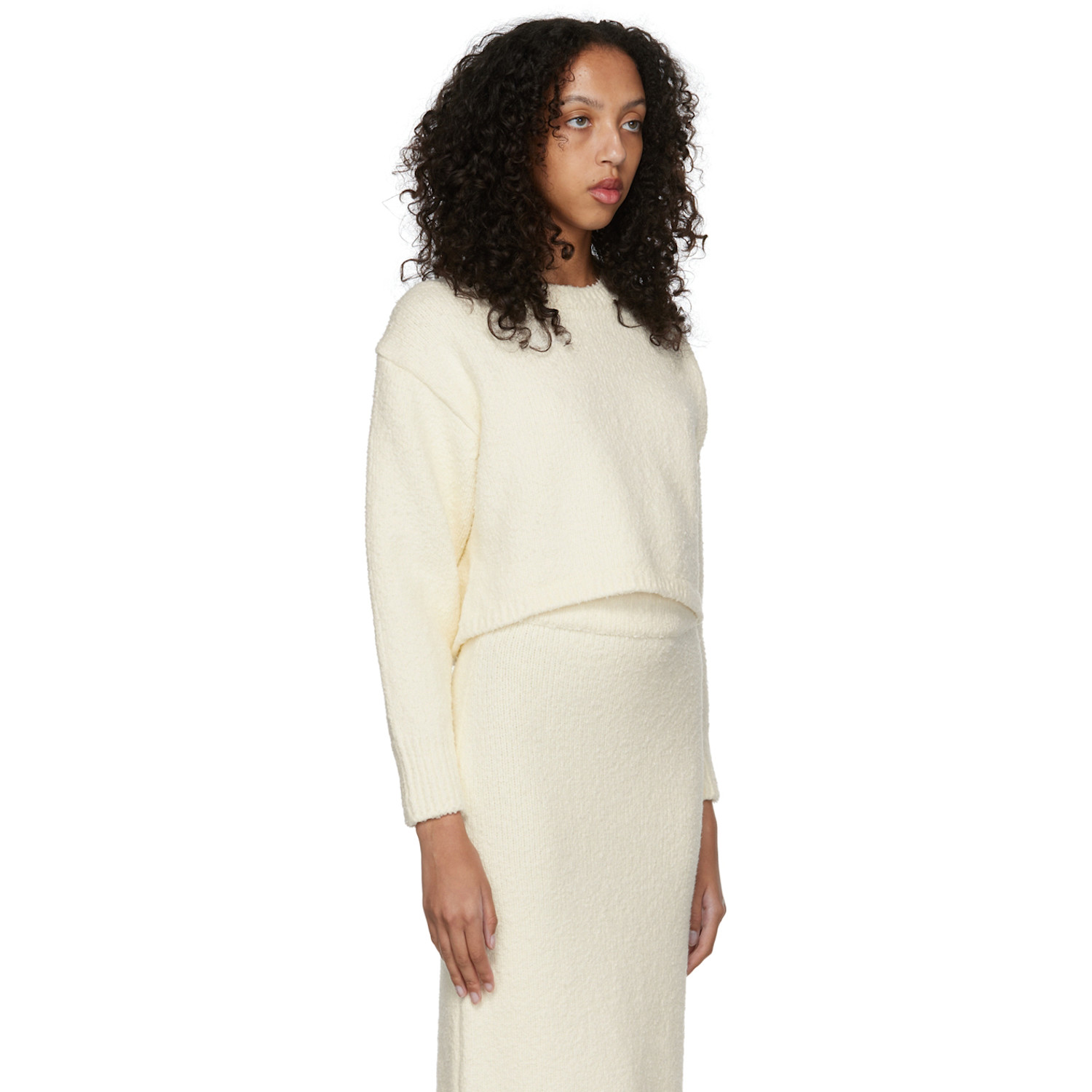  Missing You Already Off-white Cotton Sweater 