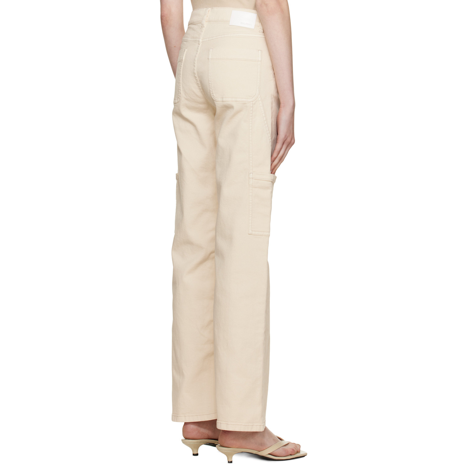  Halfboy Off-white Worker Trousers 