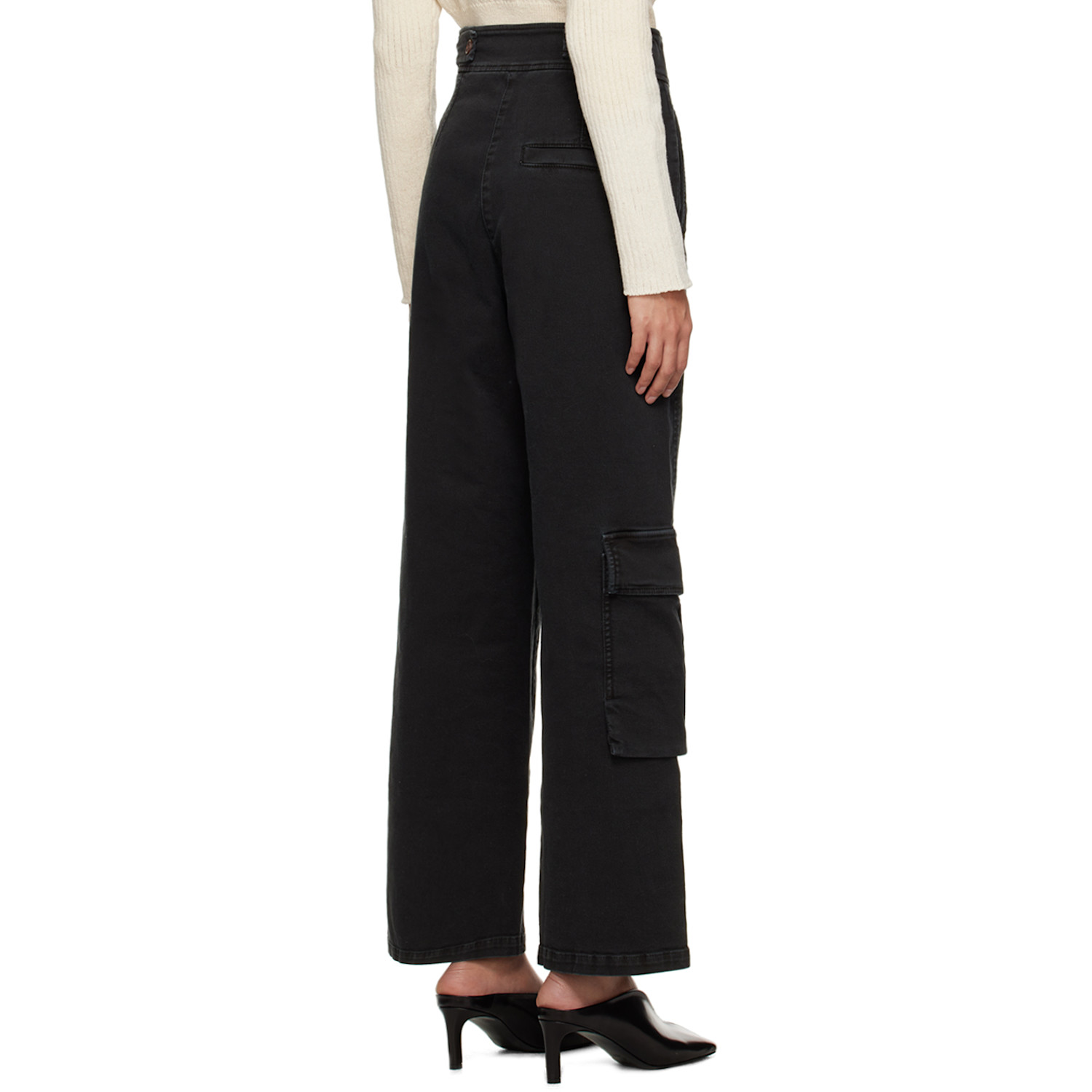  Halfboy Black Cargo Trousers 