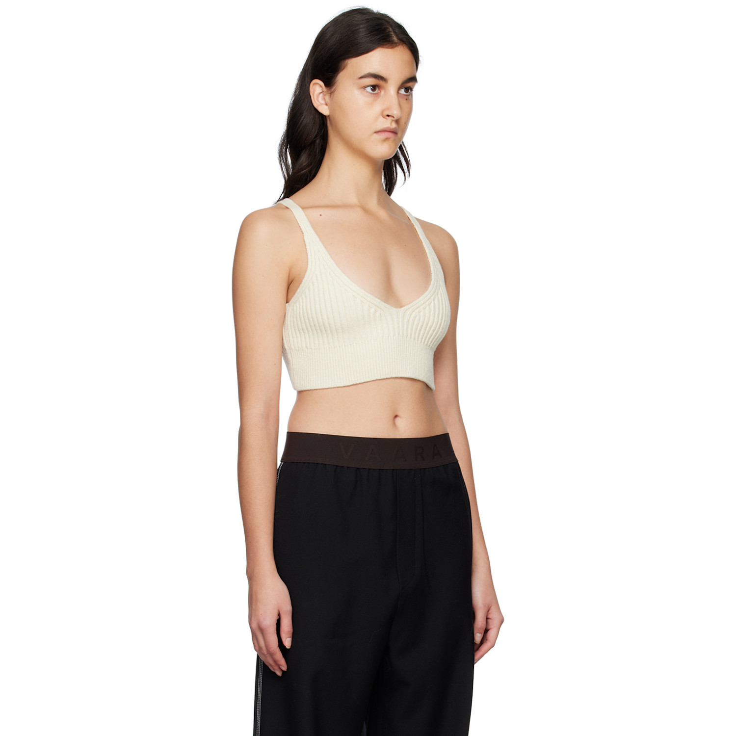  Halfboy Off-white V-neck Tank Top 