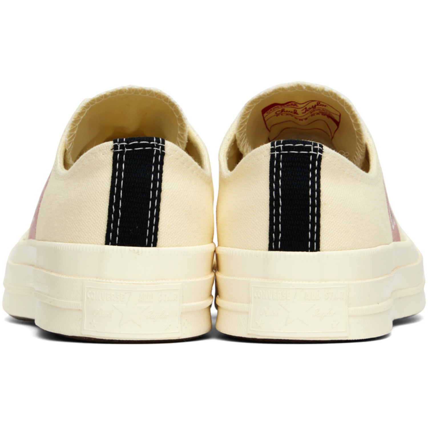  Comme Des Garçons Play Off-white Converse Edition Chuck 70 Sneakers 