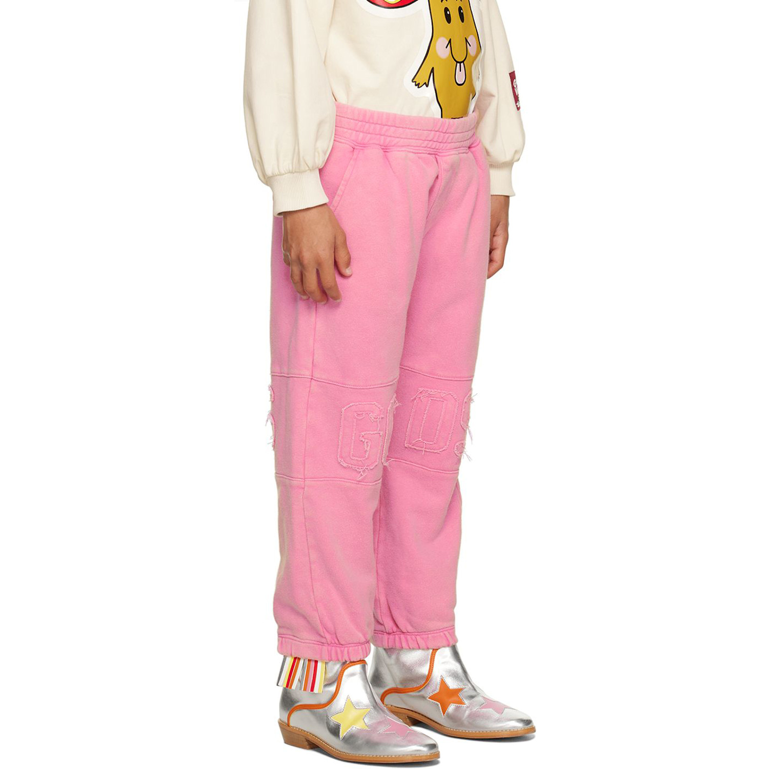  Gcds Kids Kids Pink Garment-dyed Lounge Pants 