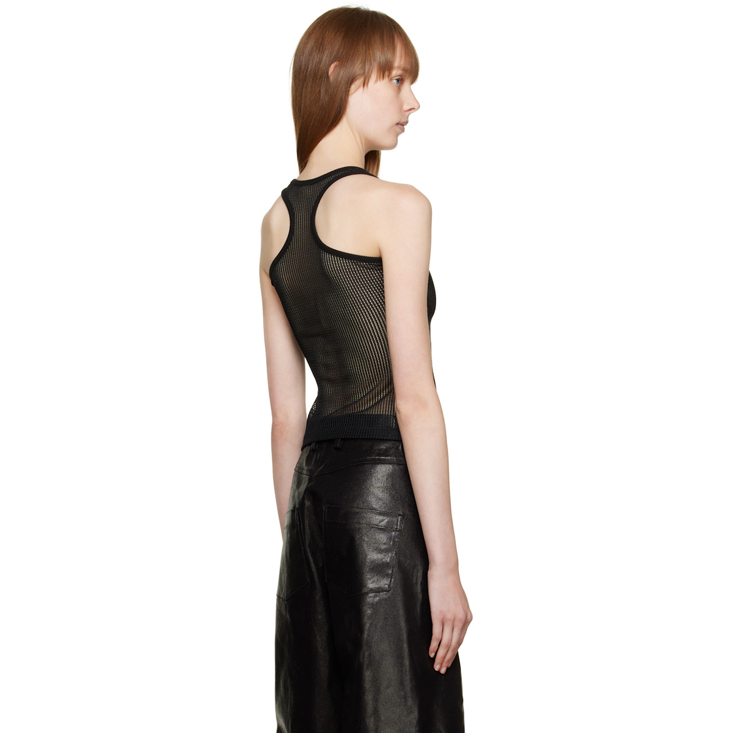  Bonbom Black Crewneck Tank Top 