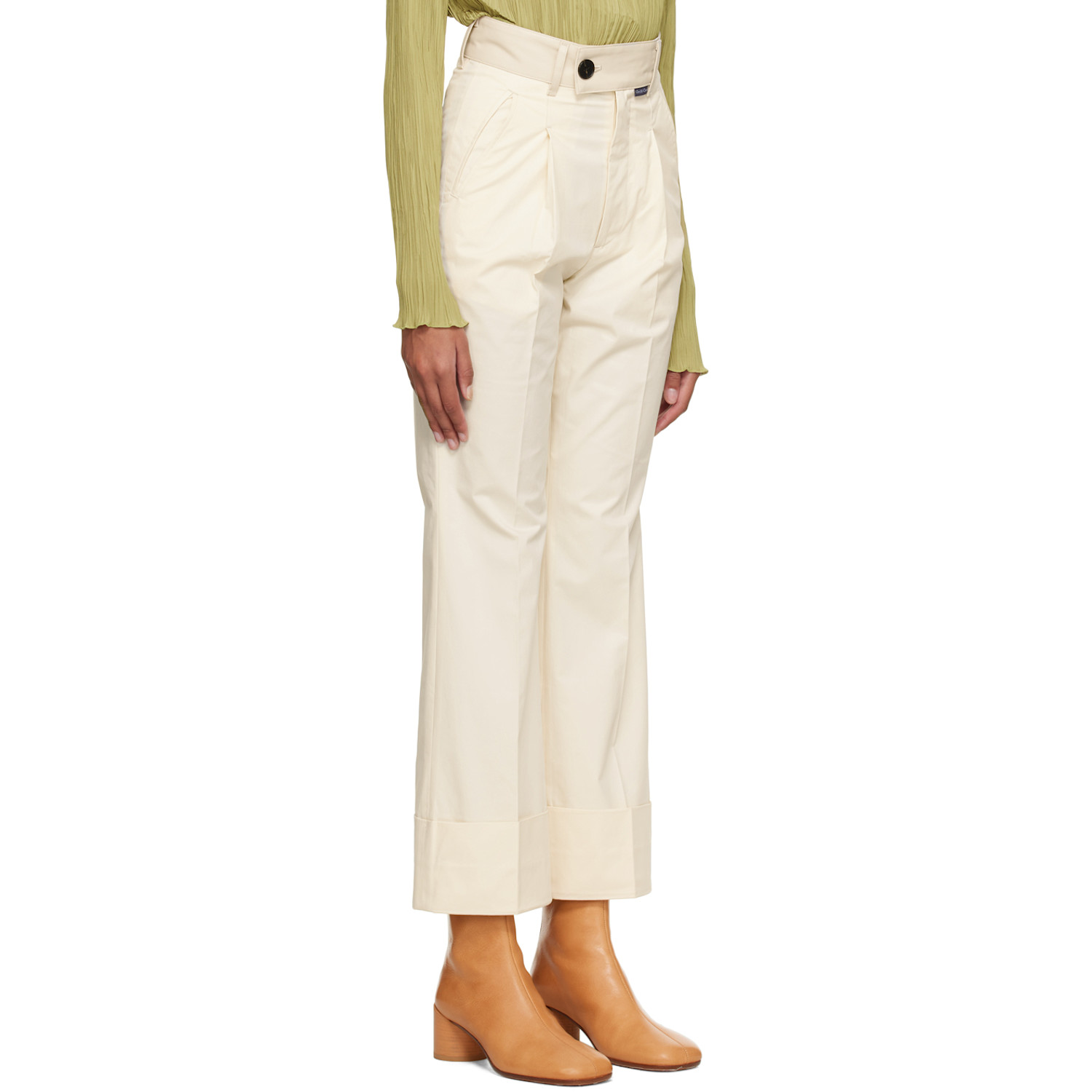  Oct31 Off-white Turnup Trousers 