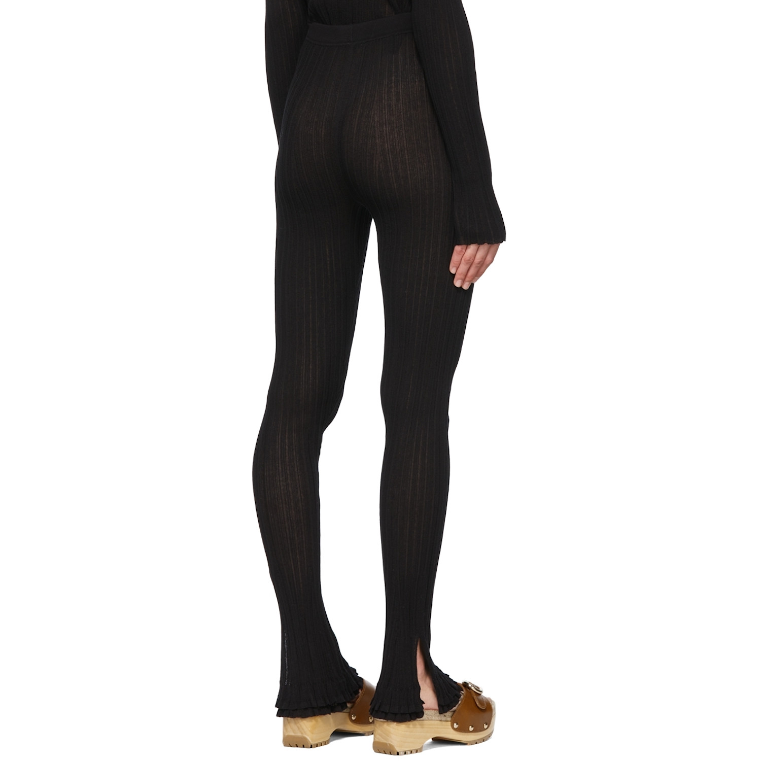  3.1 Phillip Lim Black Cotton Lounge Pants 