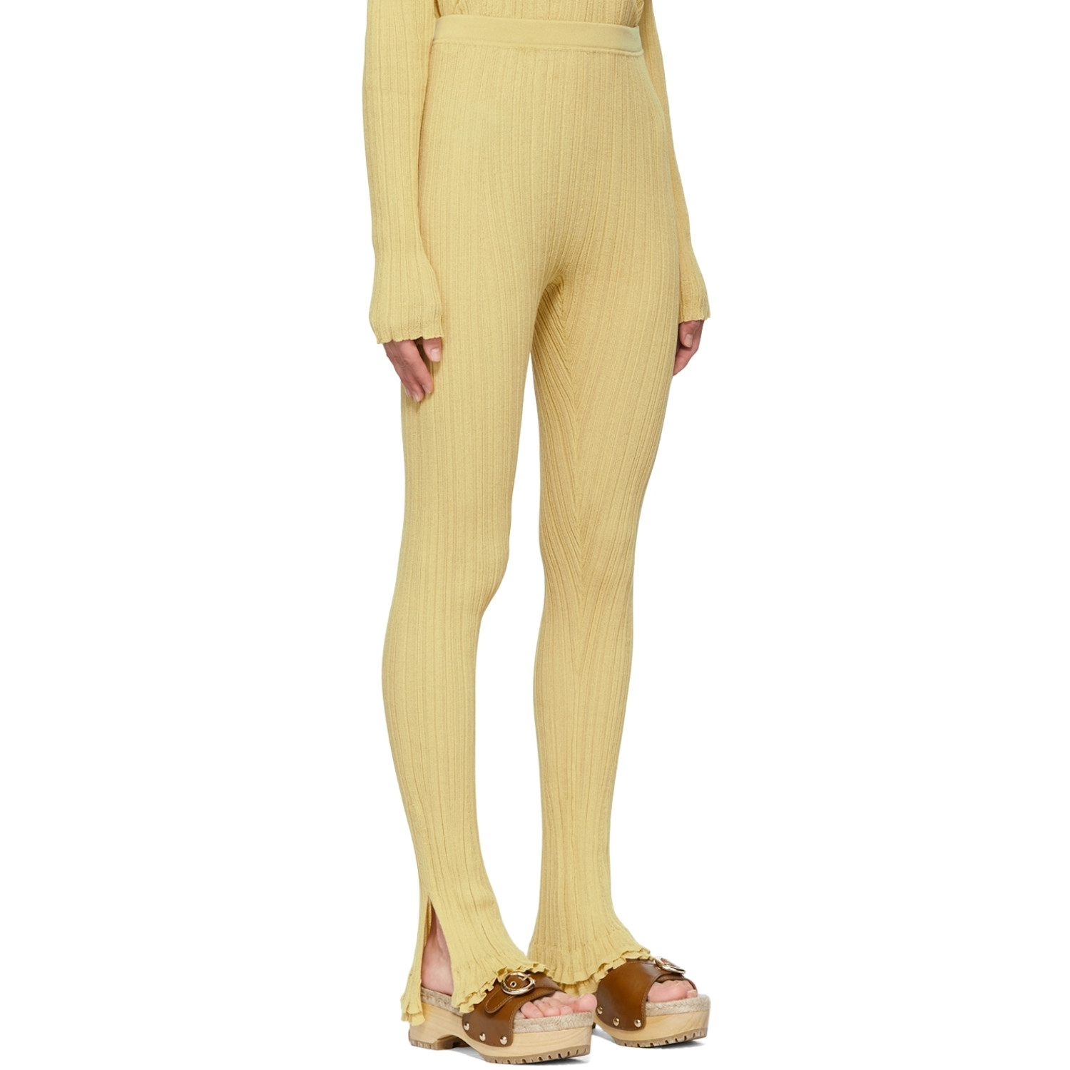  3.1 Phillip Lim Yellow Cotton Lounge Pants 