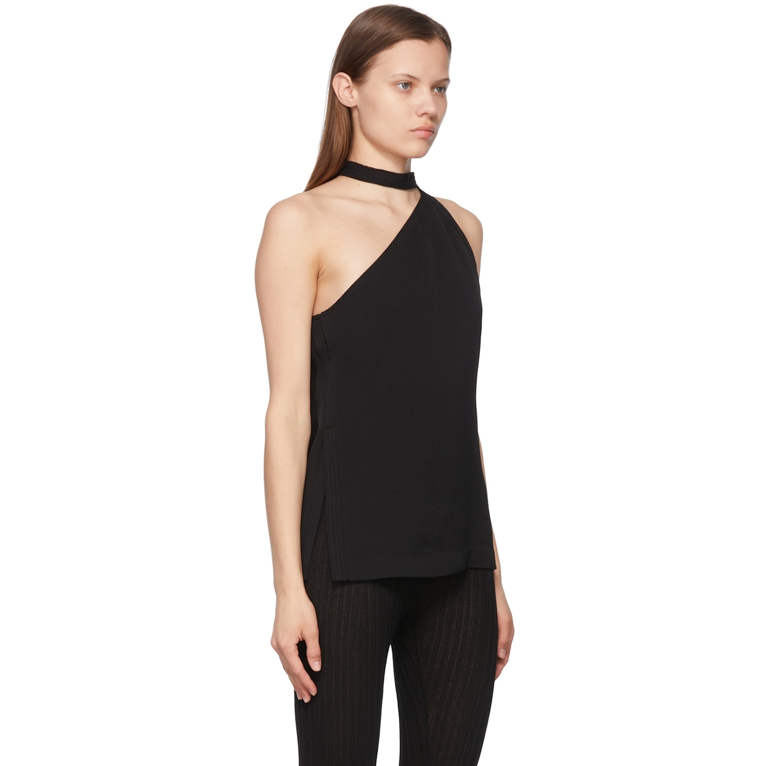  3.1 Phillip Lim Black Viscose Tank Top 