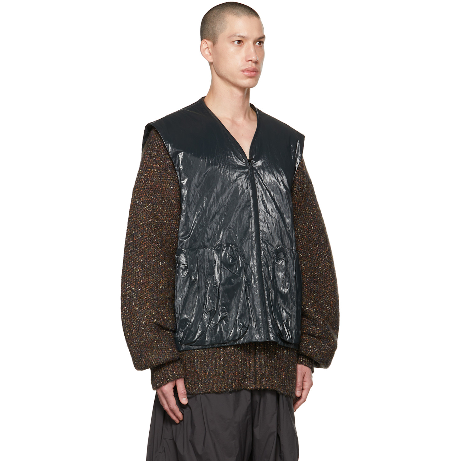  A. A. Spectrum Black & Brown Kardiel Cardigan Set 