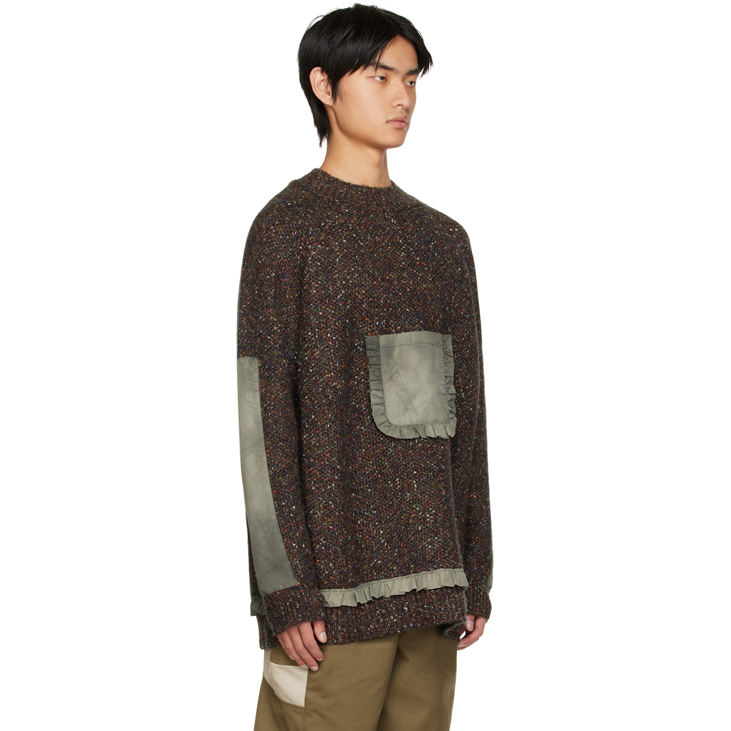  A. A. Spectrum Gray Beevoua Sweater 