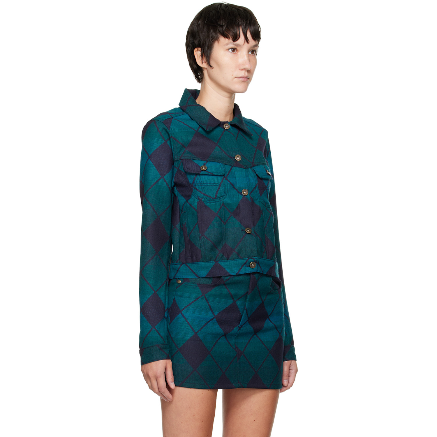  Ahluwalia Blue Woolmark Prize Edition Jacket 