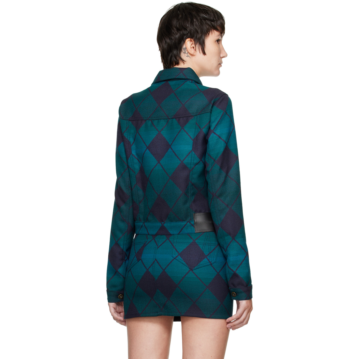  Ahluwalia Blue Woolmark Prize Edition Jacket 