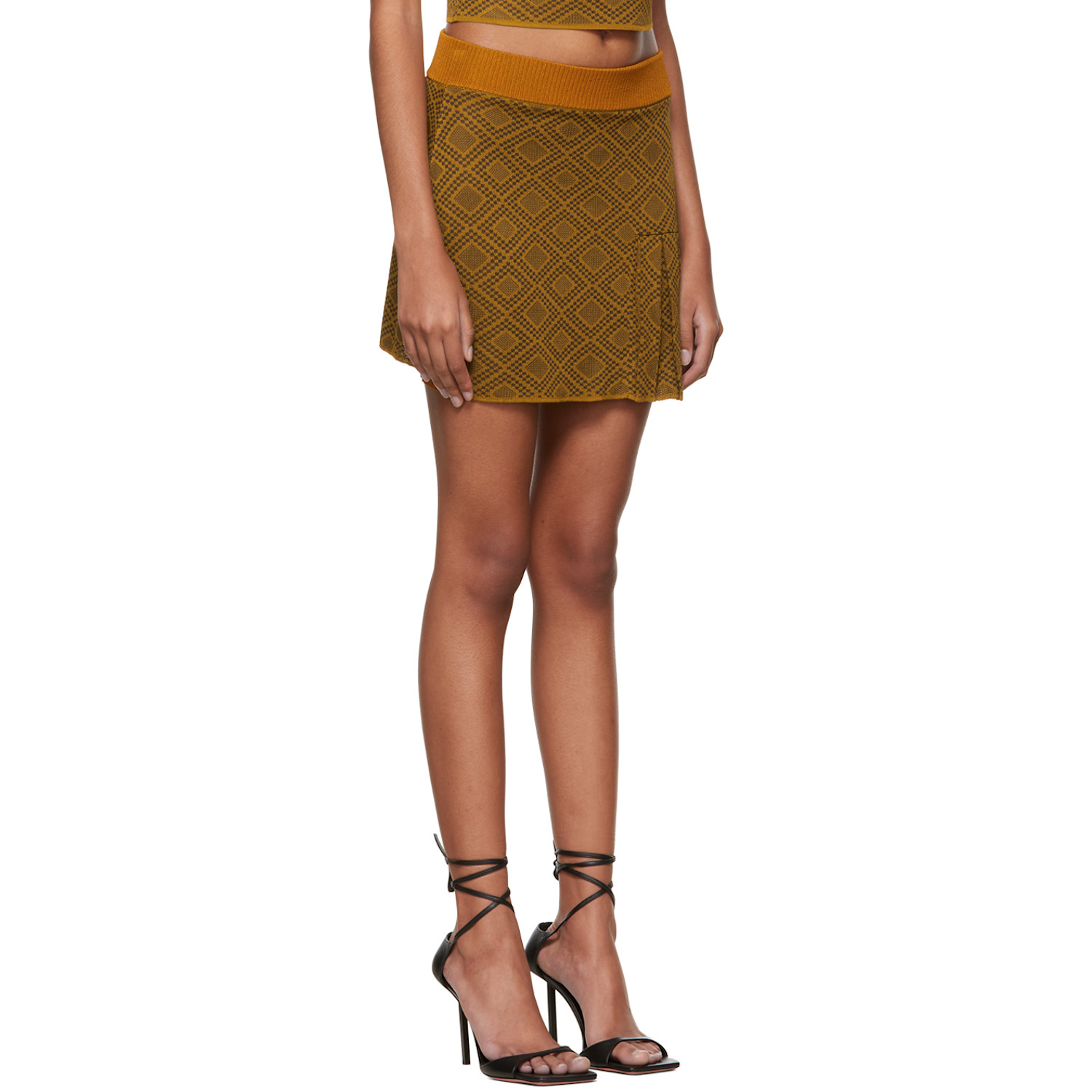  Ahluwalia Brown Ojewale Miniskirt 