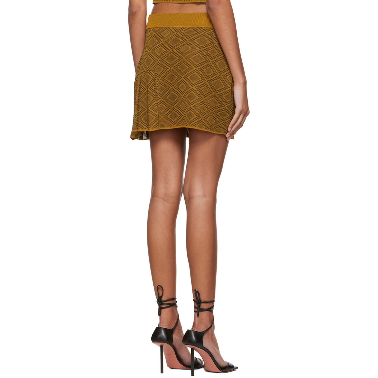  Ahluwalia Brown Ojewale Miniskirt 