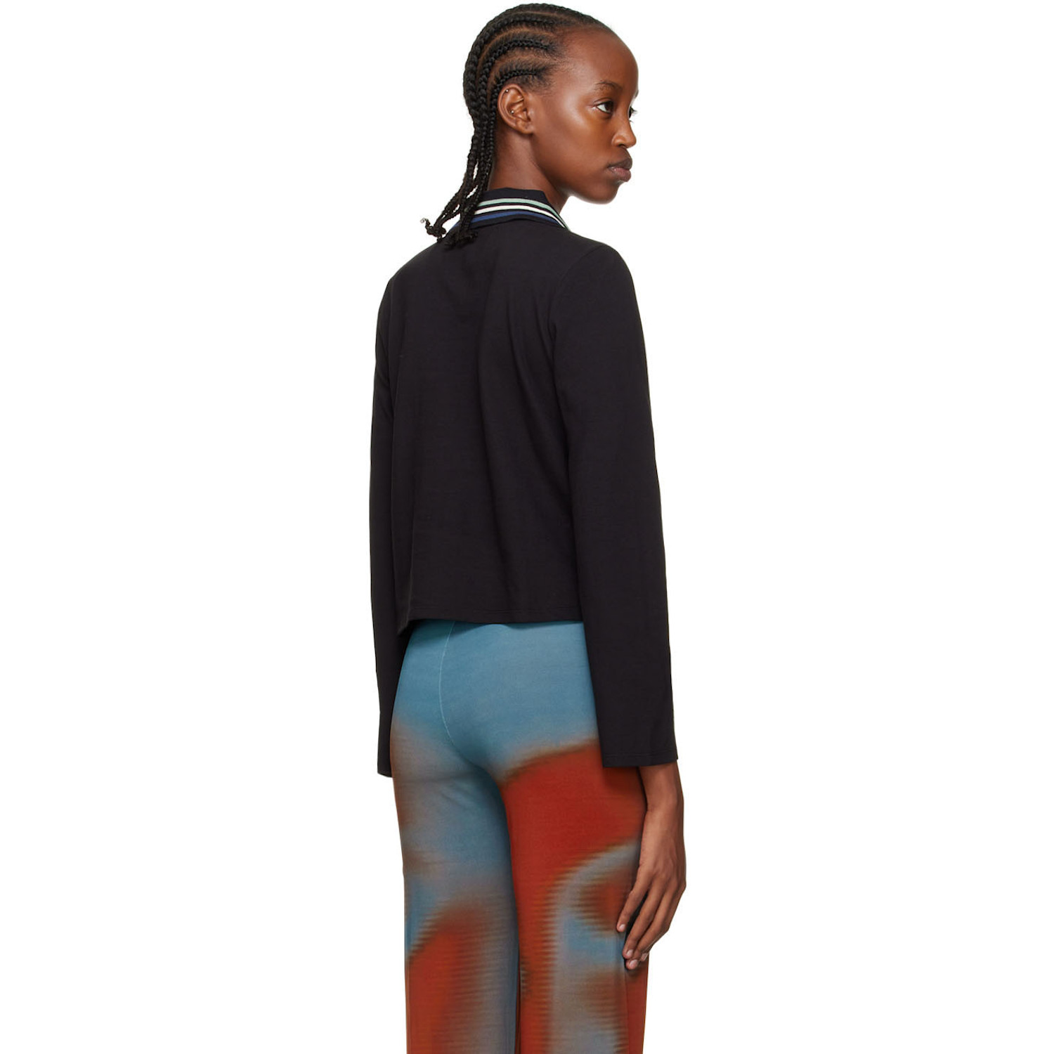  Ahluwalia Black Stripe Sweater 