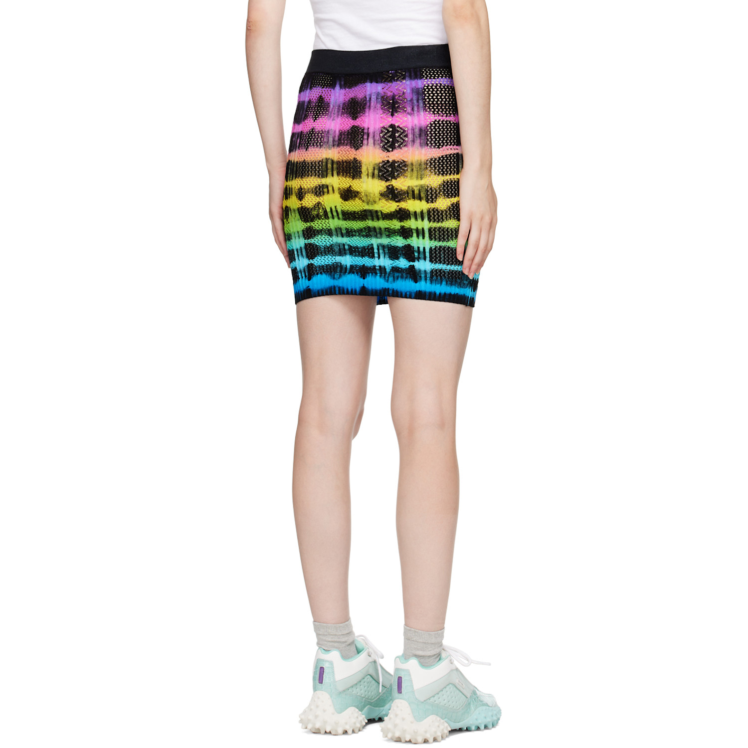  Agr Multicolor Tie-dye Miniskirt 
