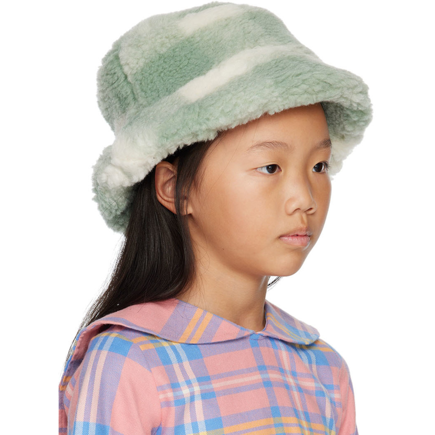  Stand Studio Green & Off-white Wera Bucket Hat 