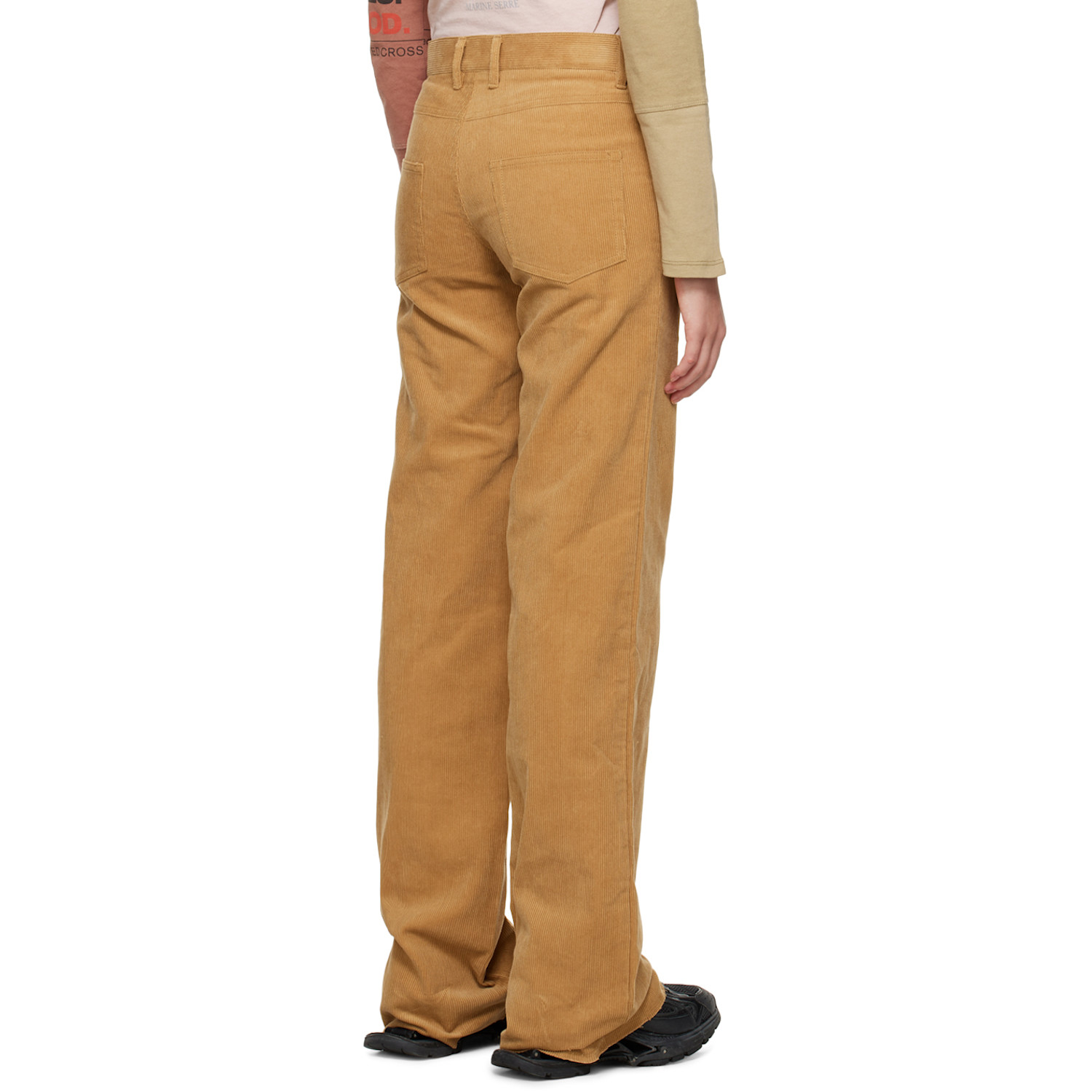  We11done Brown Wide Trousers 