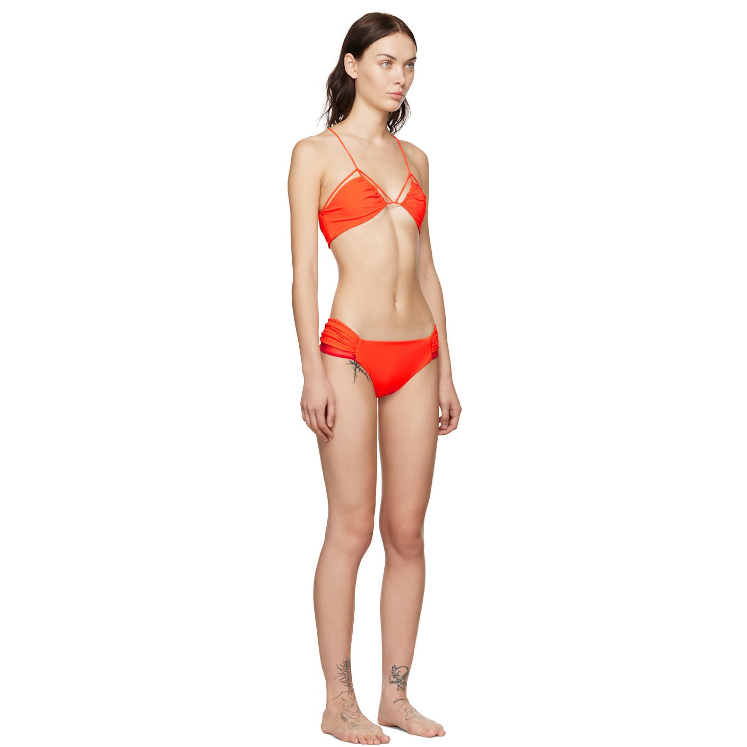  Nensi Dojaka Ssense Exclusive Orange Bikini 