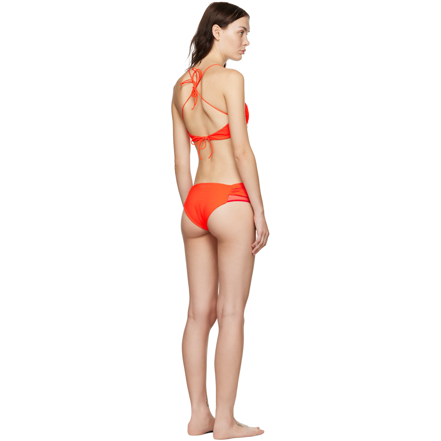  Nensi Dojaka Ssense Exclusive Orange Bikini 
