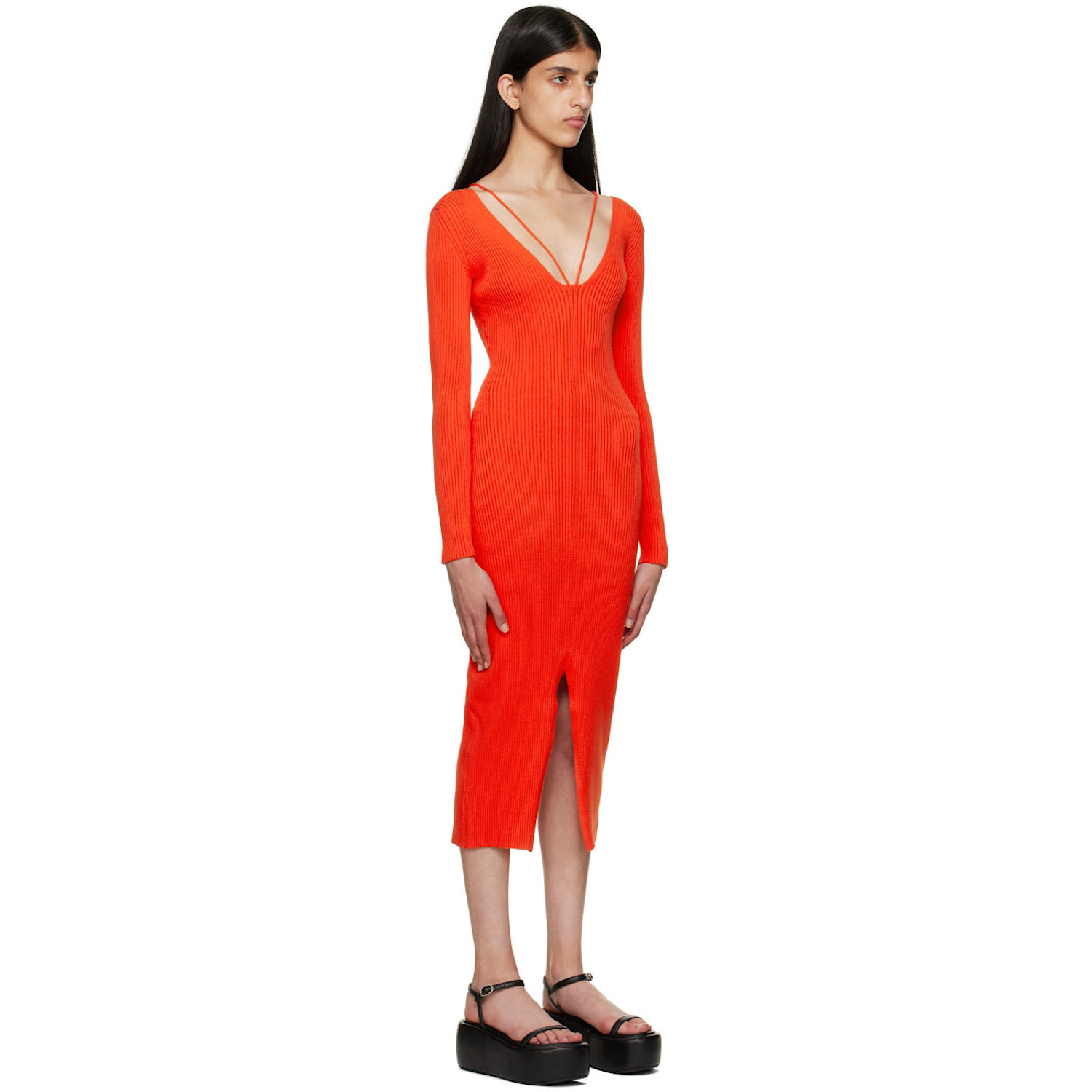  Aeron Red Rivoli Maxi Dress 