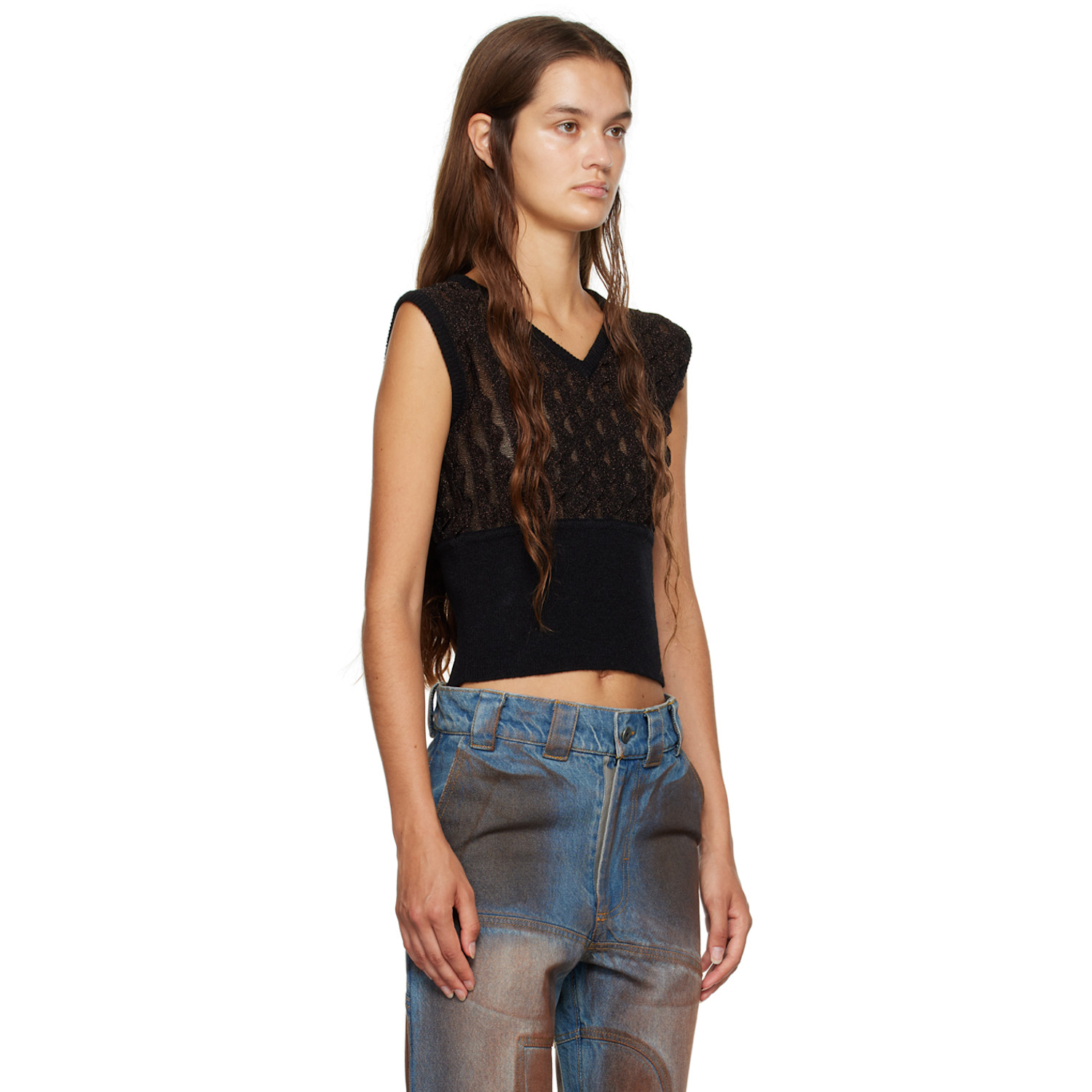  Helenamanzano Brown Pesce Vest 