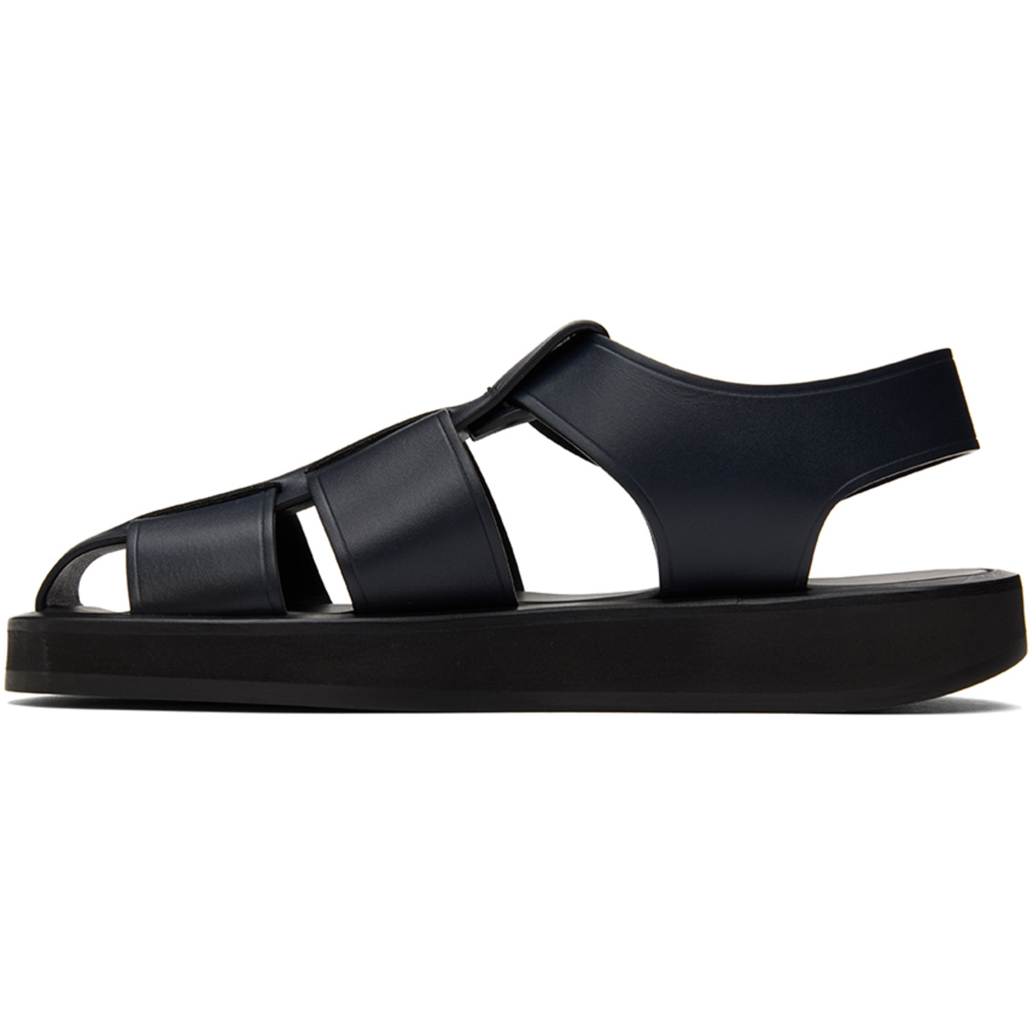  The Row Navy Fisherman Flat Sandal 
