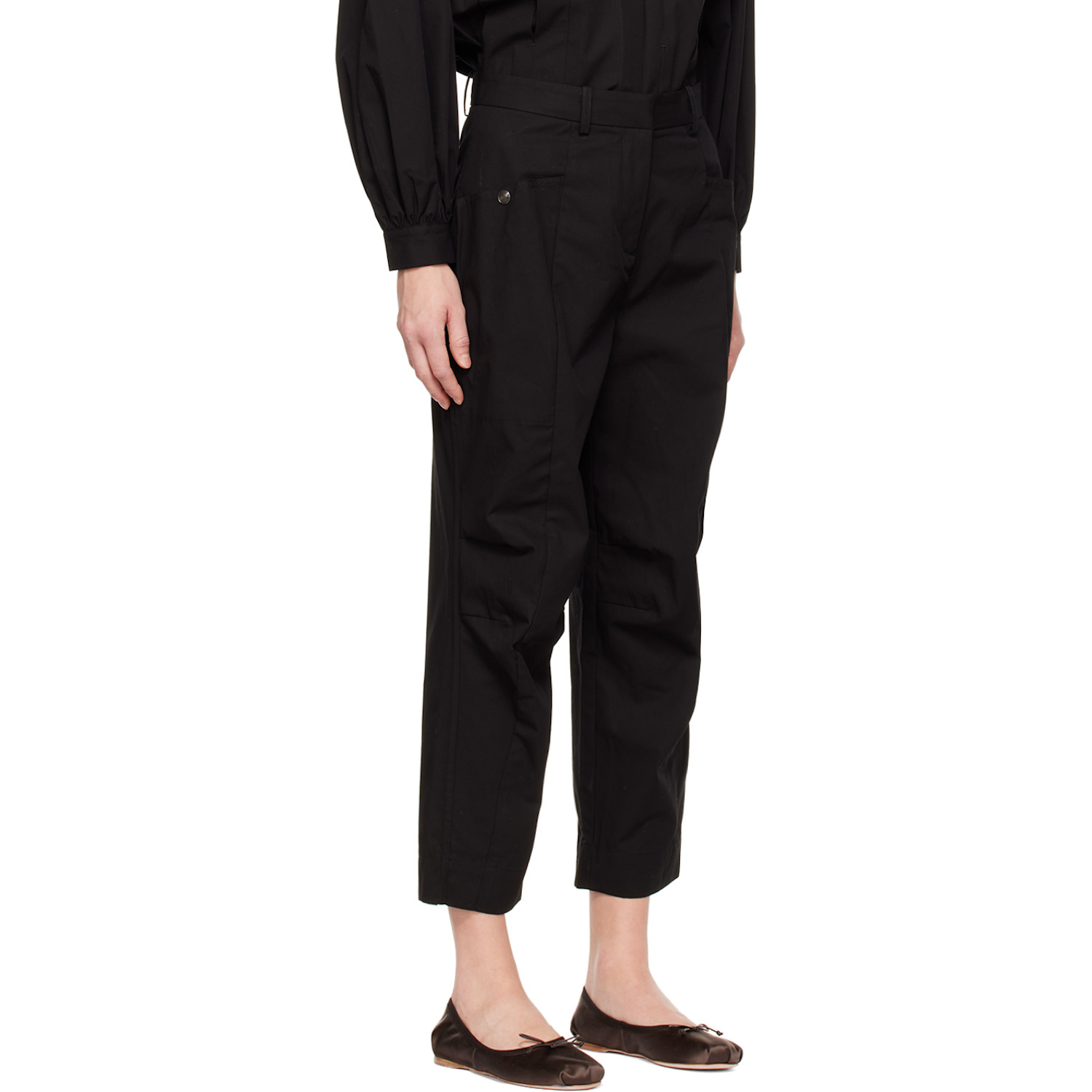  Co Black Patch Pocket Trousers 