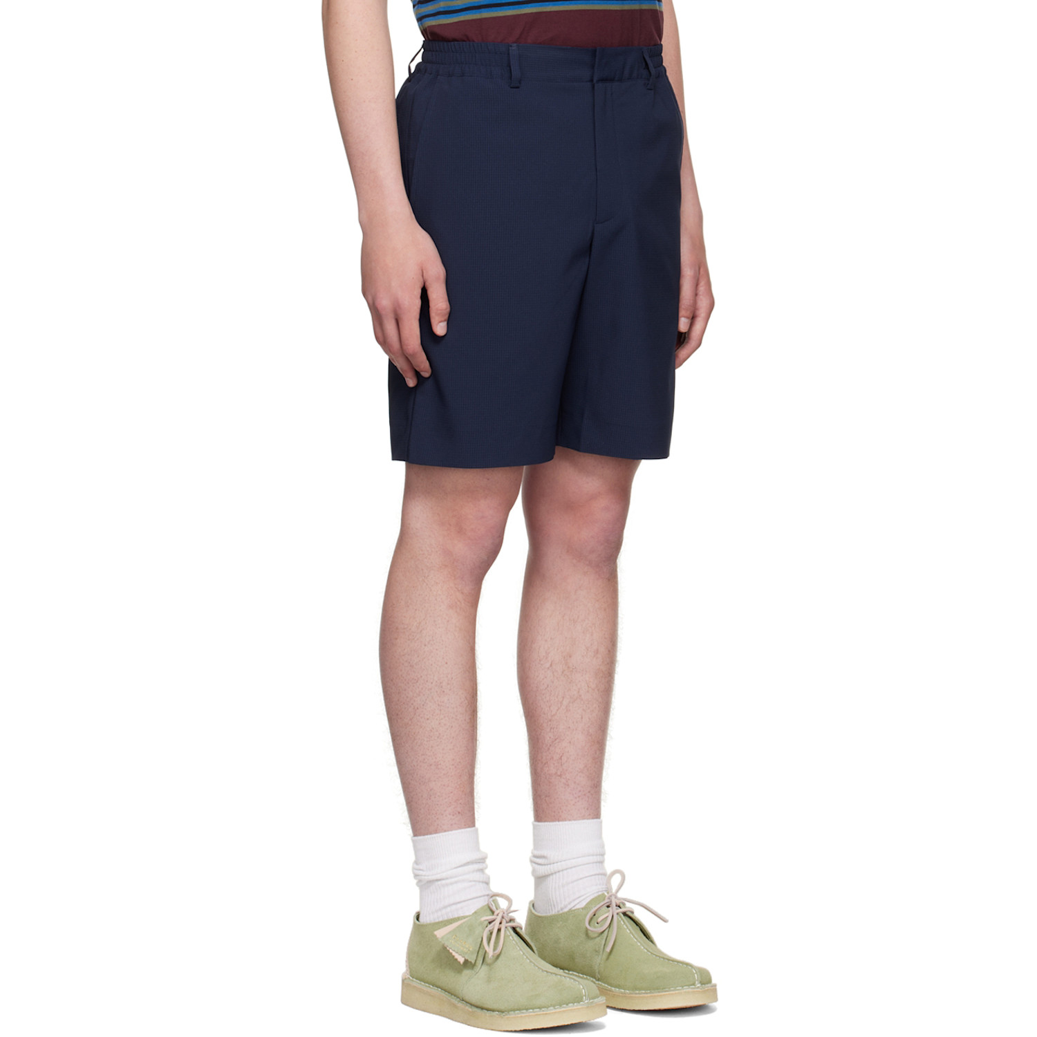  Wood Wood Navy Kent Shorts 