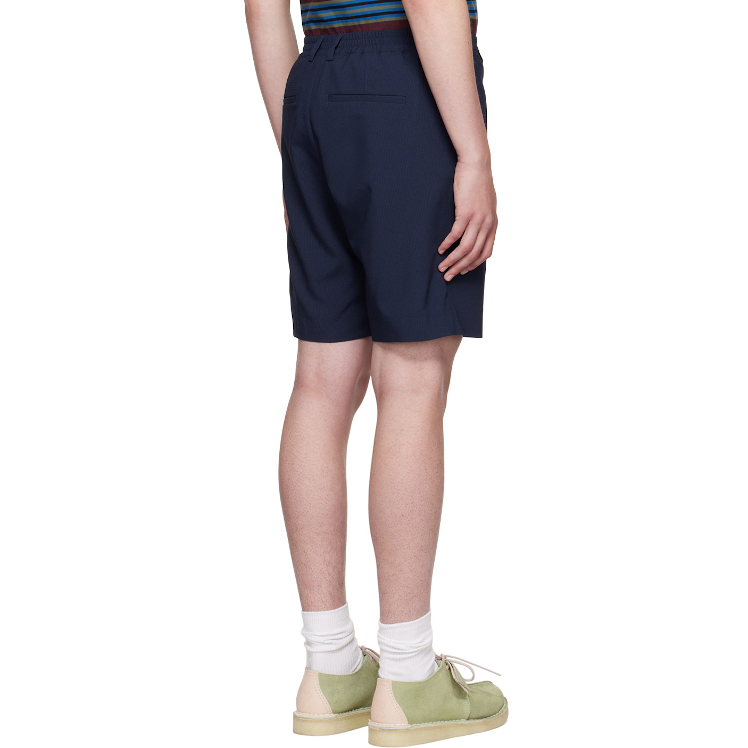  Wood Wood Navy Kent Shorts 