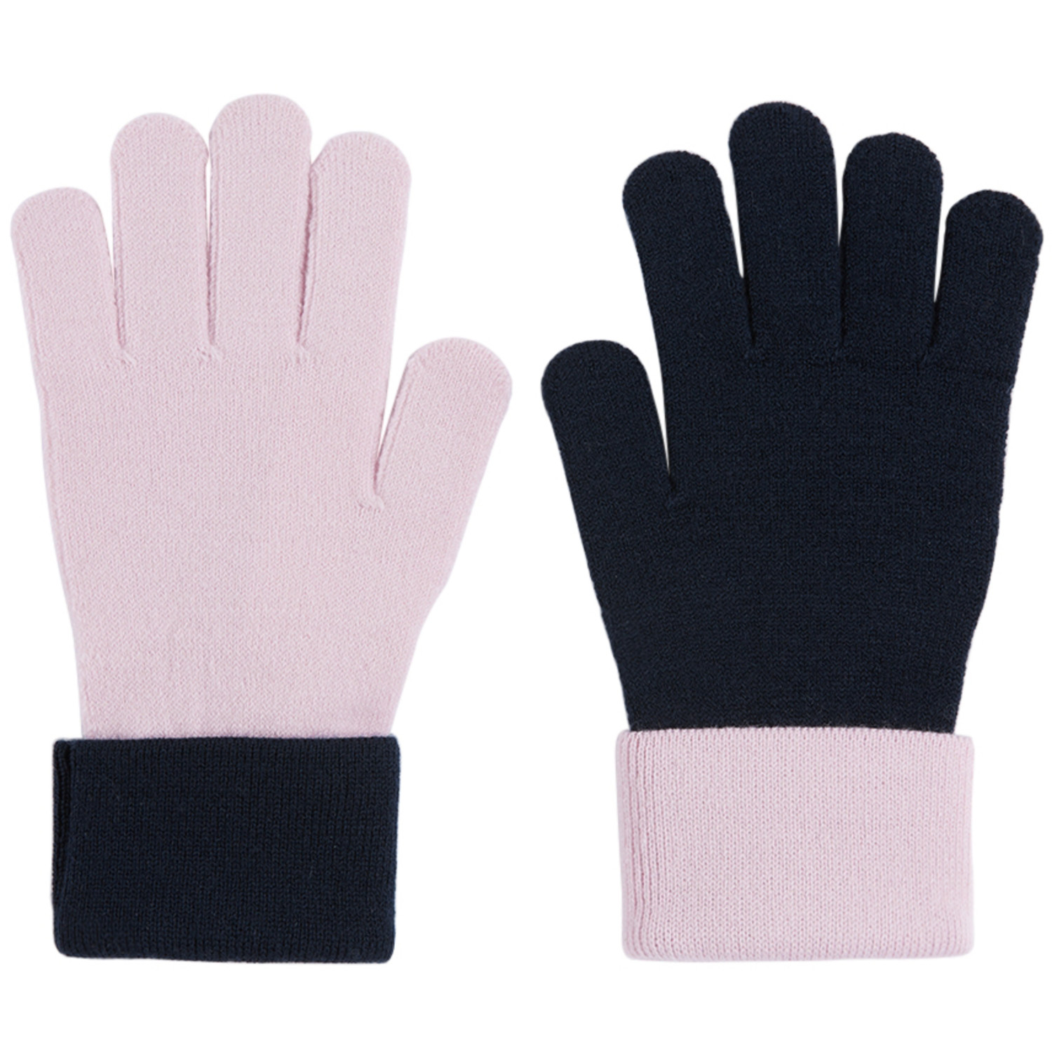  Marni Kids Purple & Navy Logo Gloves 