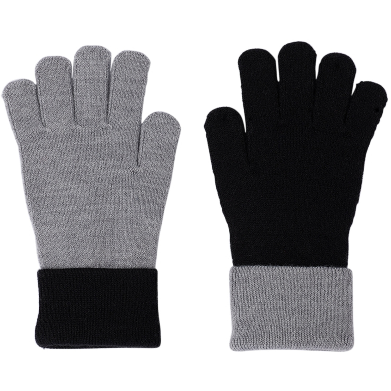  Marni Kids Gray Logo Gloves 