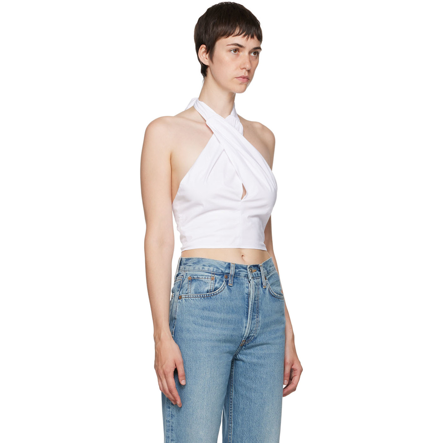  Staud White Kai Camisole 