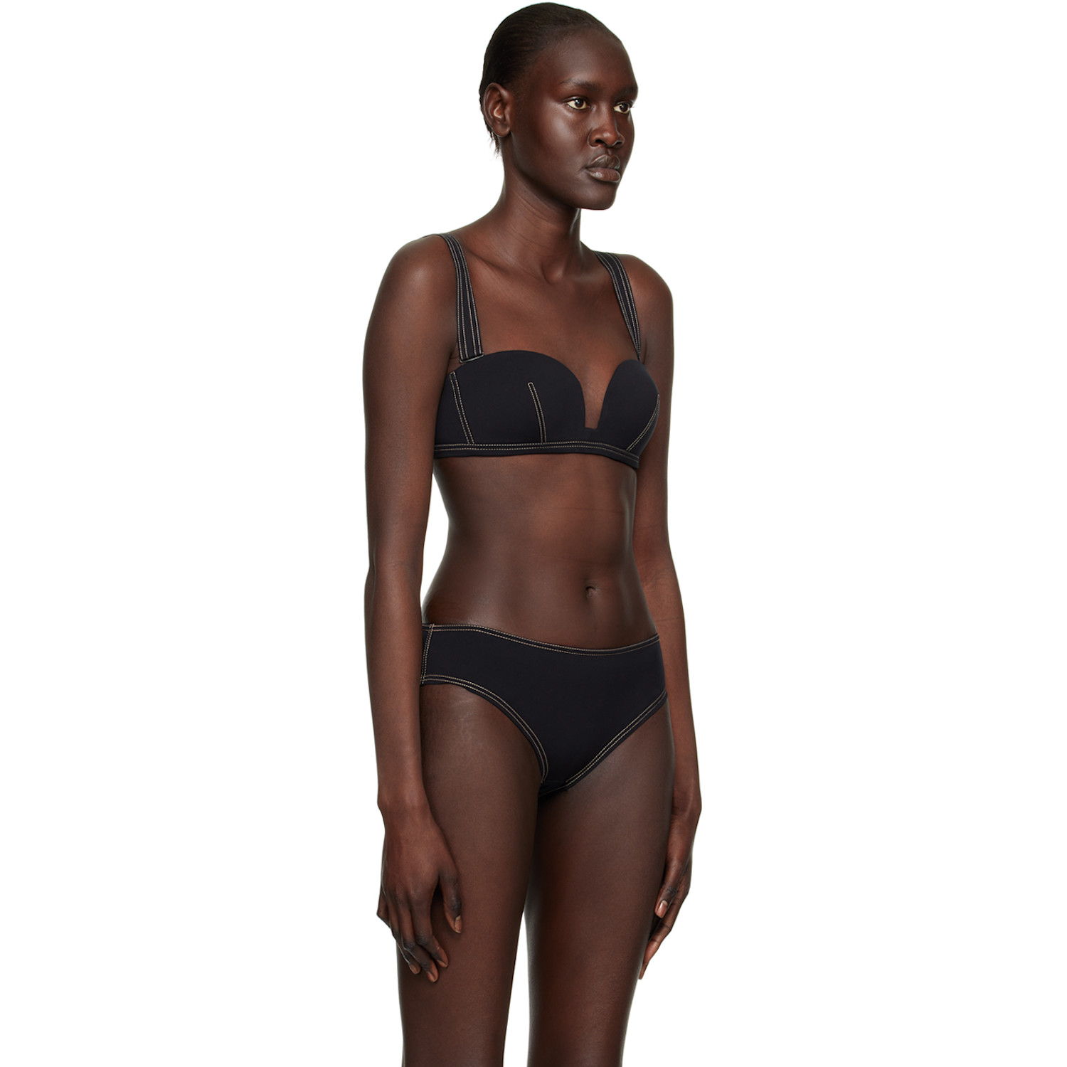  La Perla Black Wireless Bikini Top 