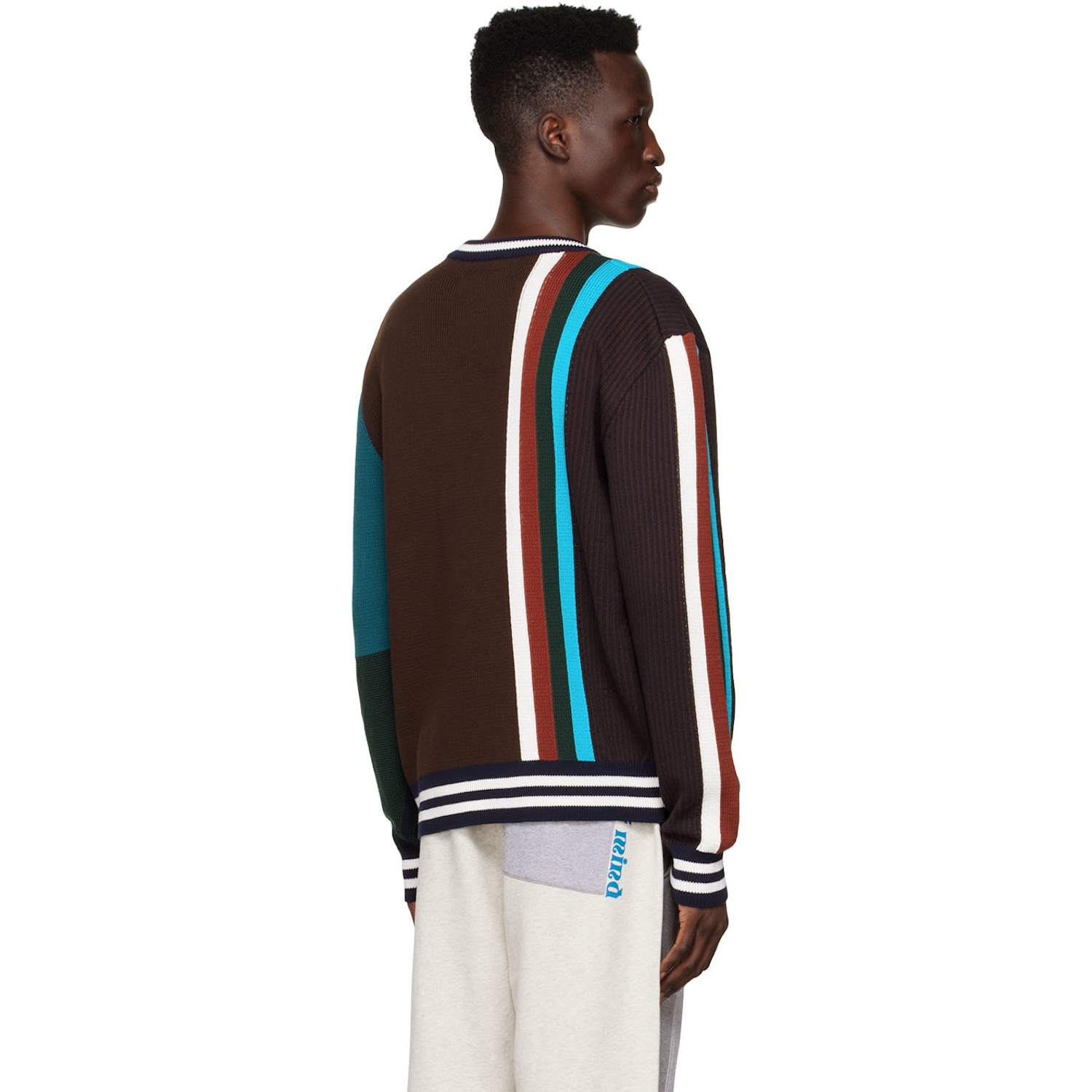  Ahluwalia &paulsmith Ssense Exclusive Green Cotton Sweater 